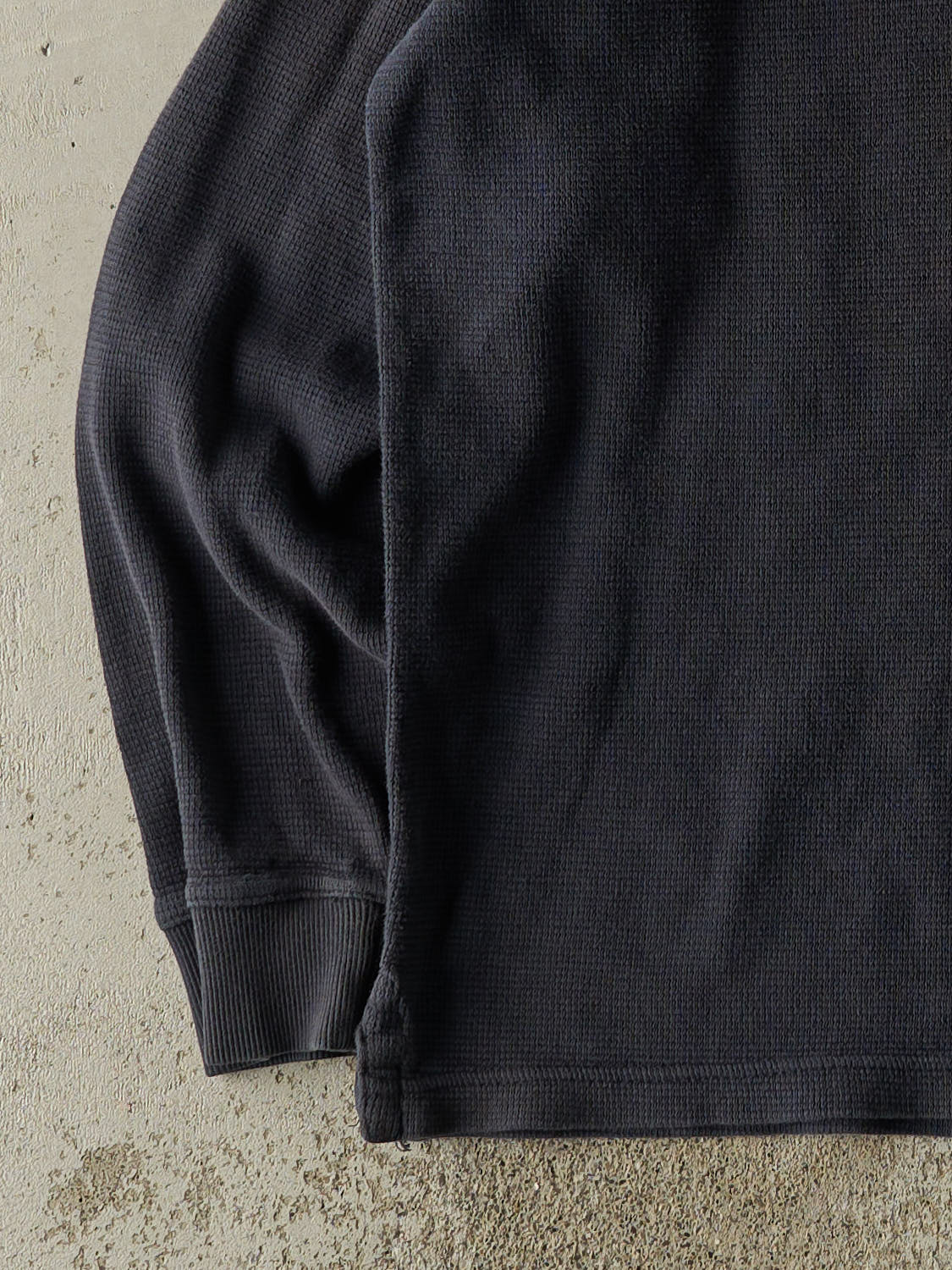 Vintage Y2K Navy Blue Carhartt Thermal Long Sleeve (L/XL)