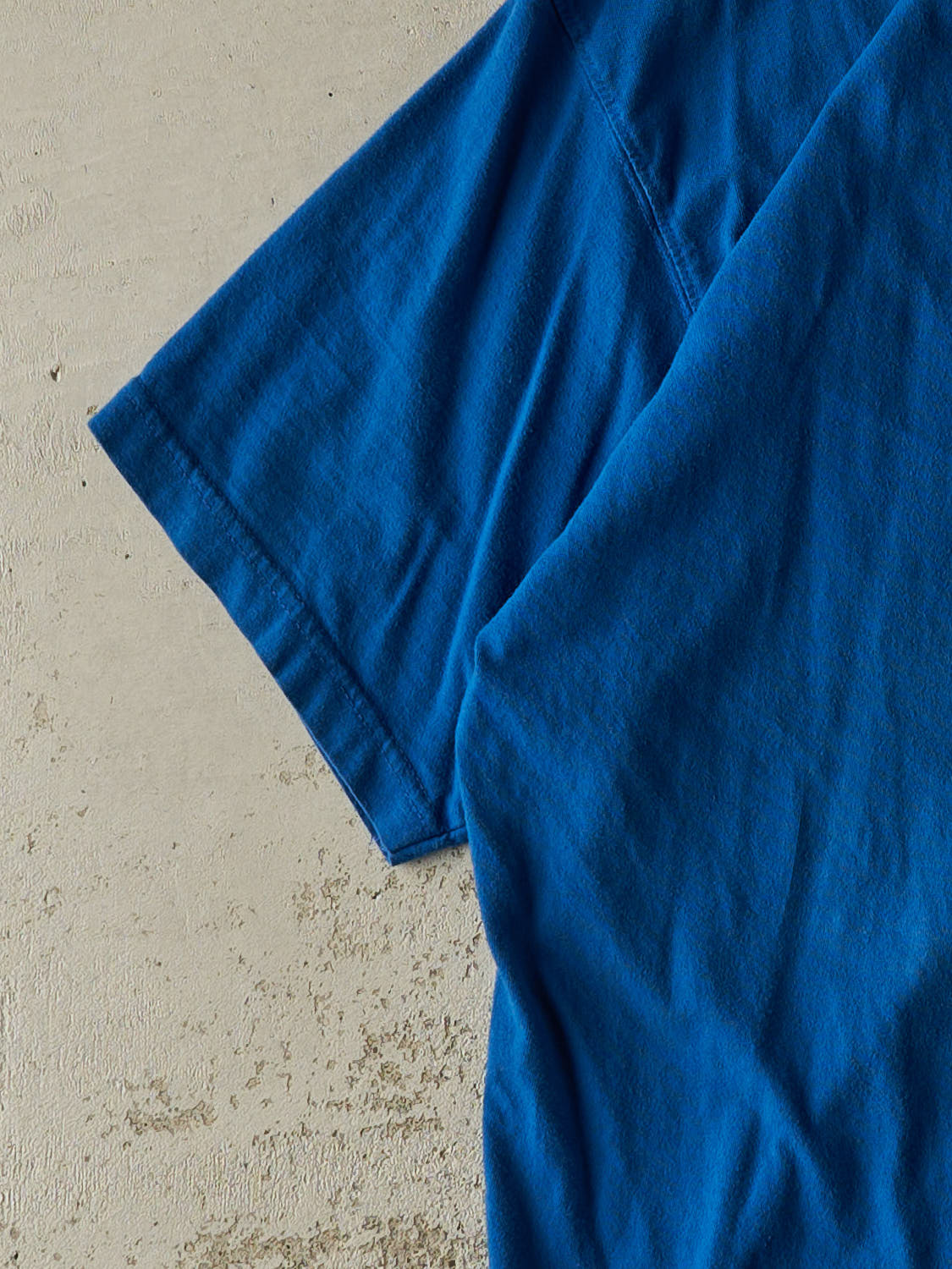 Vintage 90s Blue "Not As Stoned" Slogan Tee (M/L)