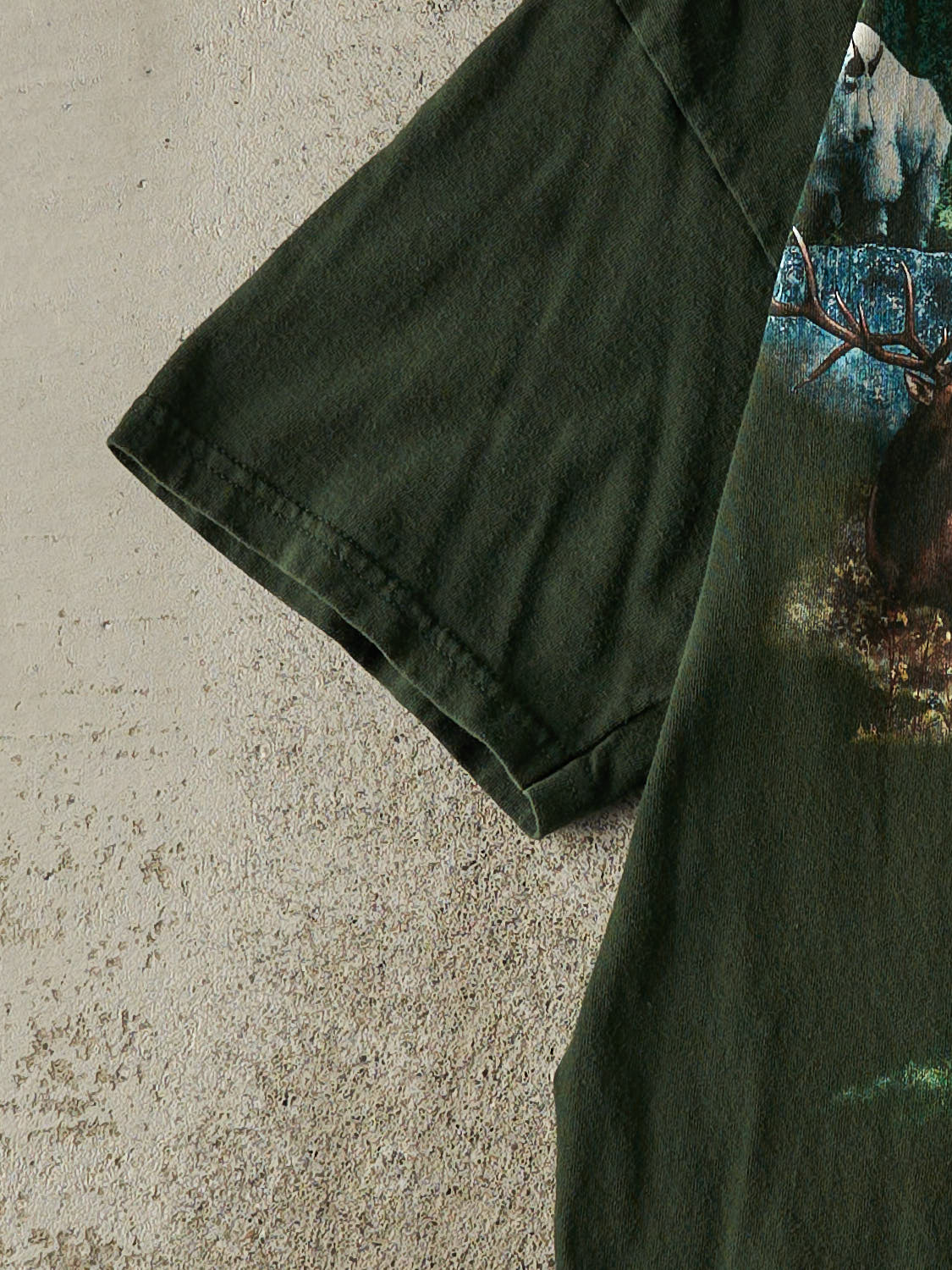 Vintage 90s Green Nature Tee (M/L)