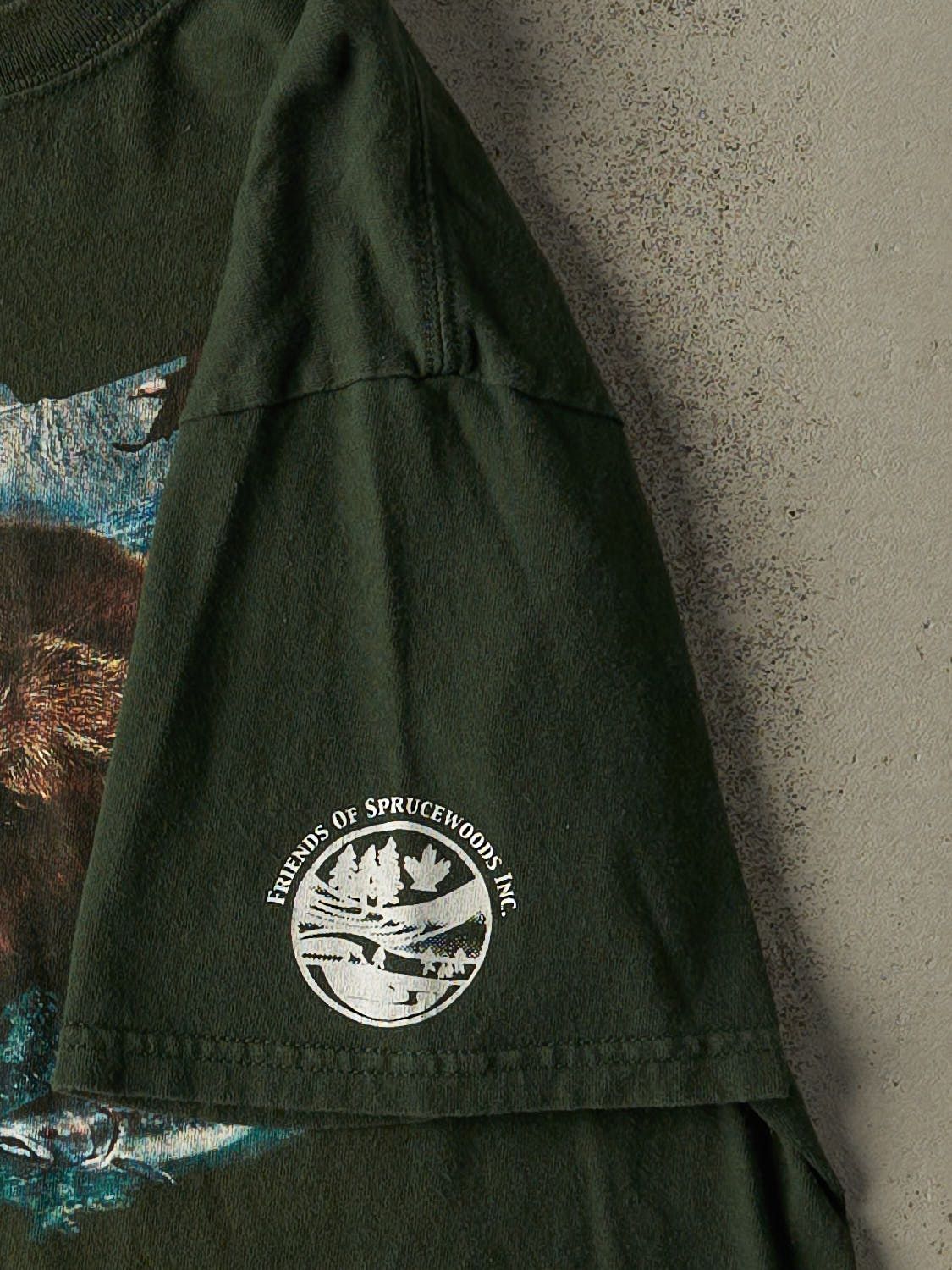 Vintage 90s Green Nature Tee (M/L)