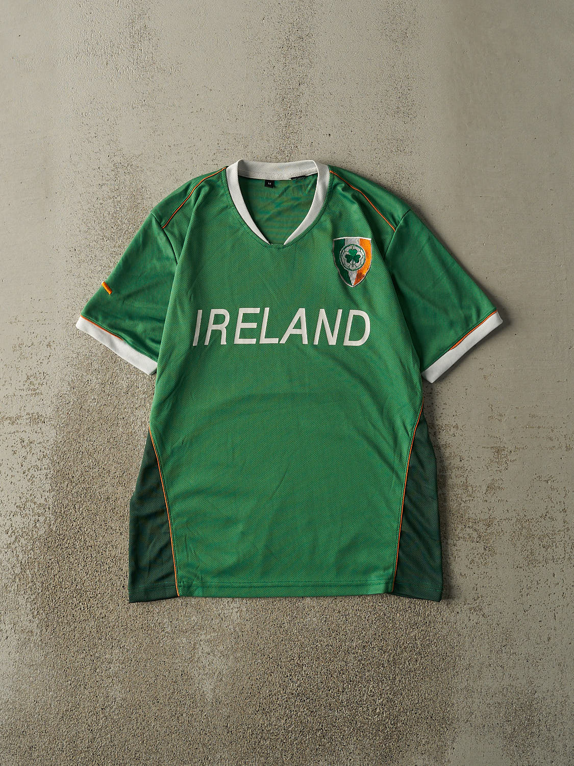 Vintage Y2K Green Ireland Soccer Jersey (S/M)