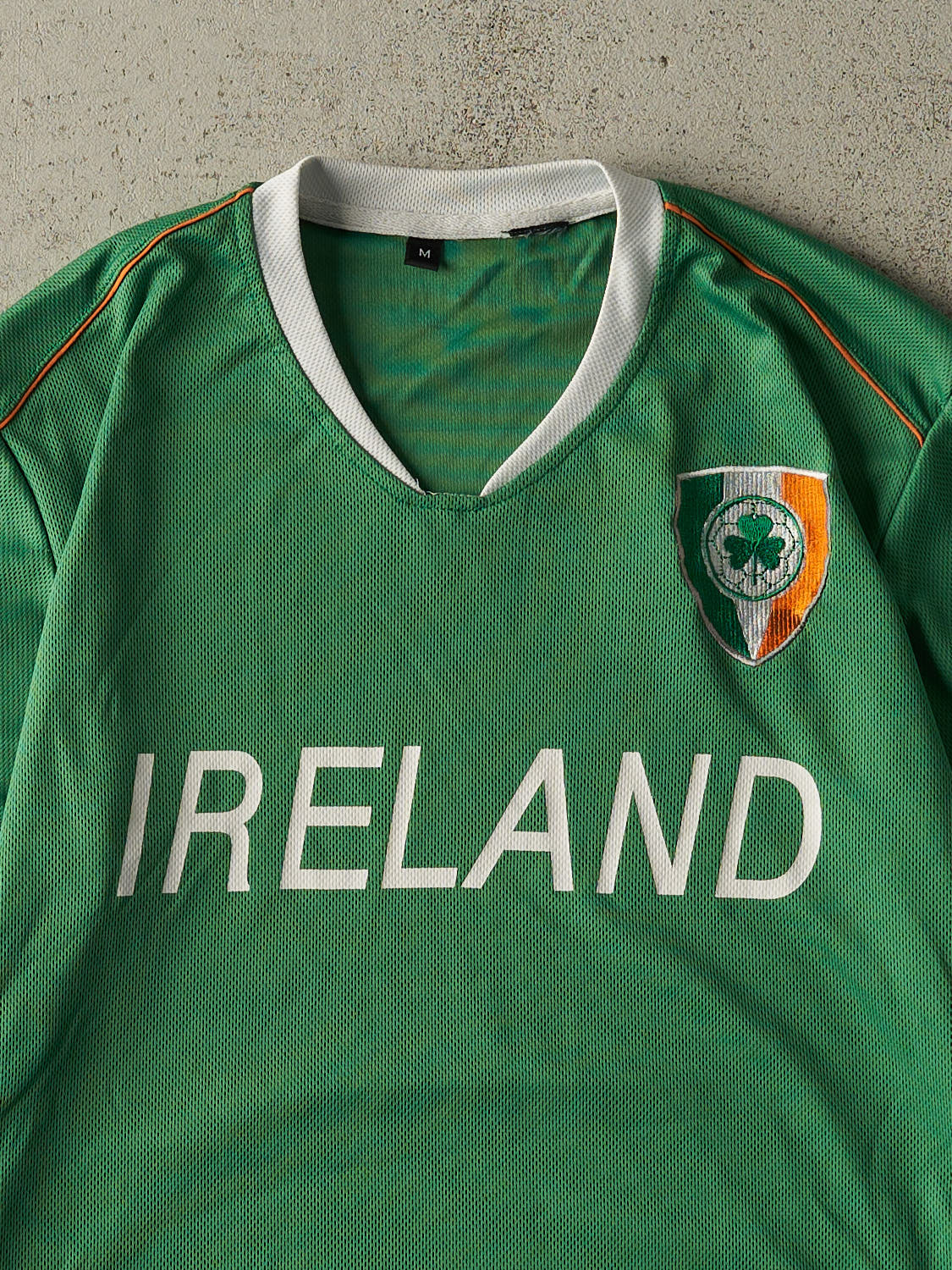 Vintage Y2K Green Ireland Soccer Jersey (S/M)