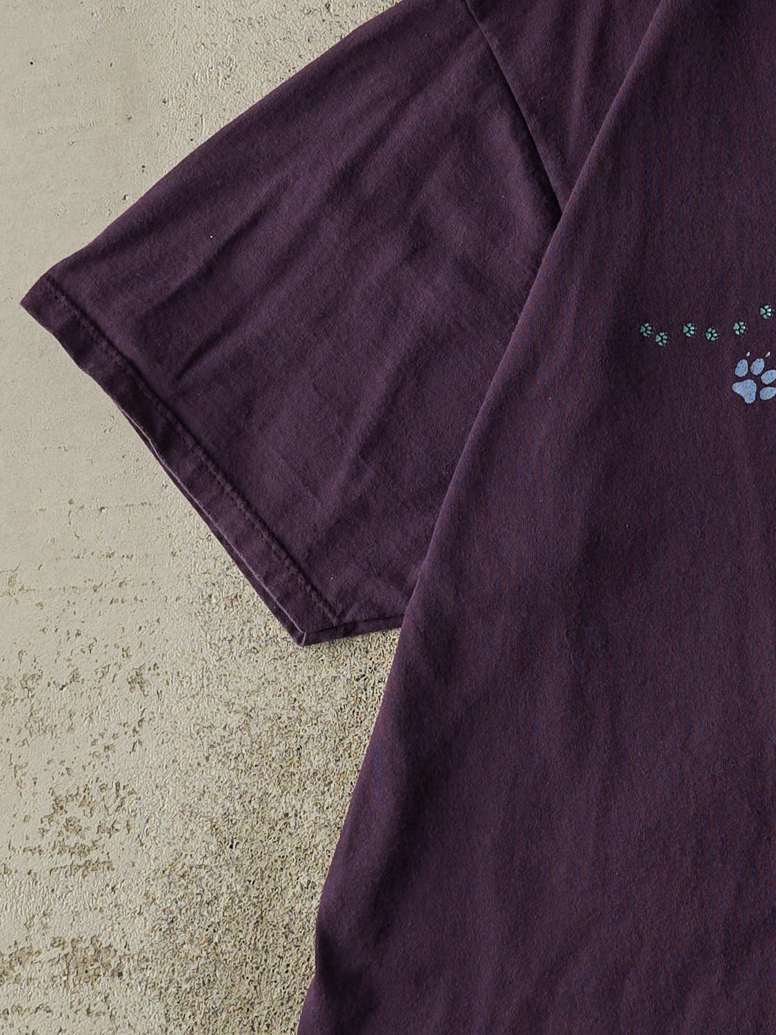 Vintage 90s Purple Alaska Wolf Tee (L/XL)