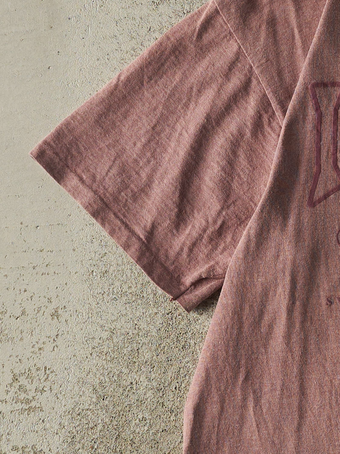 Vintage 90s Washed Burgundy Subaru Ironman Triathlon Single Stitch Tee (L)