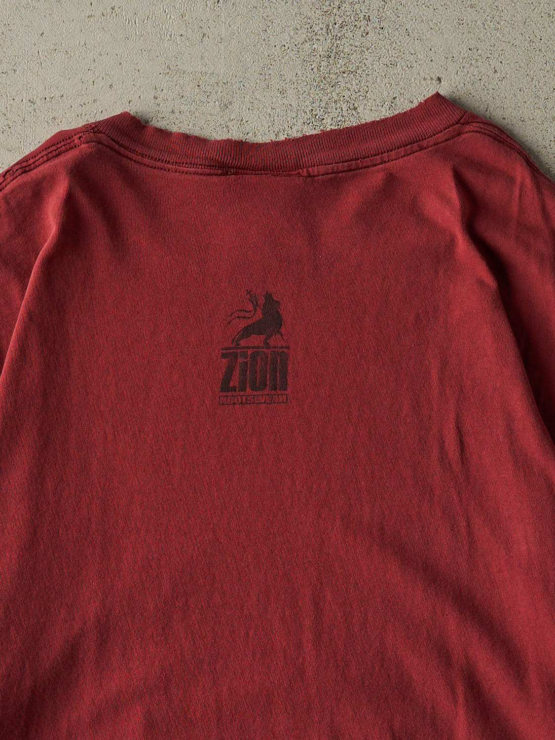 Vintage Y2K Burgundy Bob Marley Tee (XL)