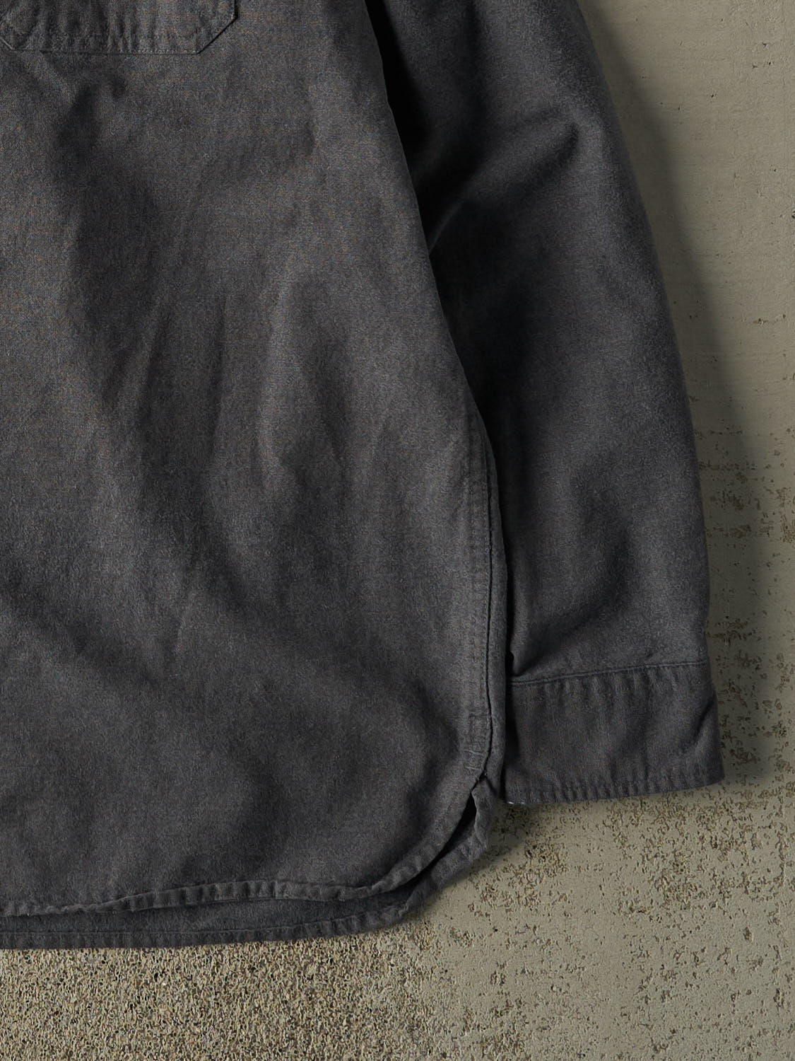 Vintage Y2K Charcoal Grey LL Bean Button Up Long Sleeve (XL/XXL)