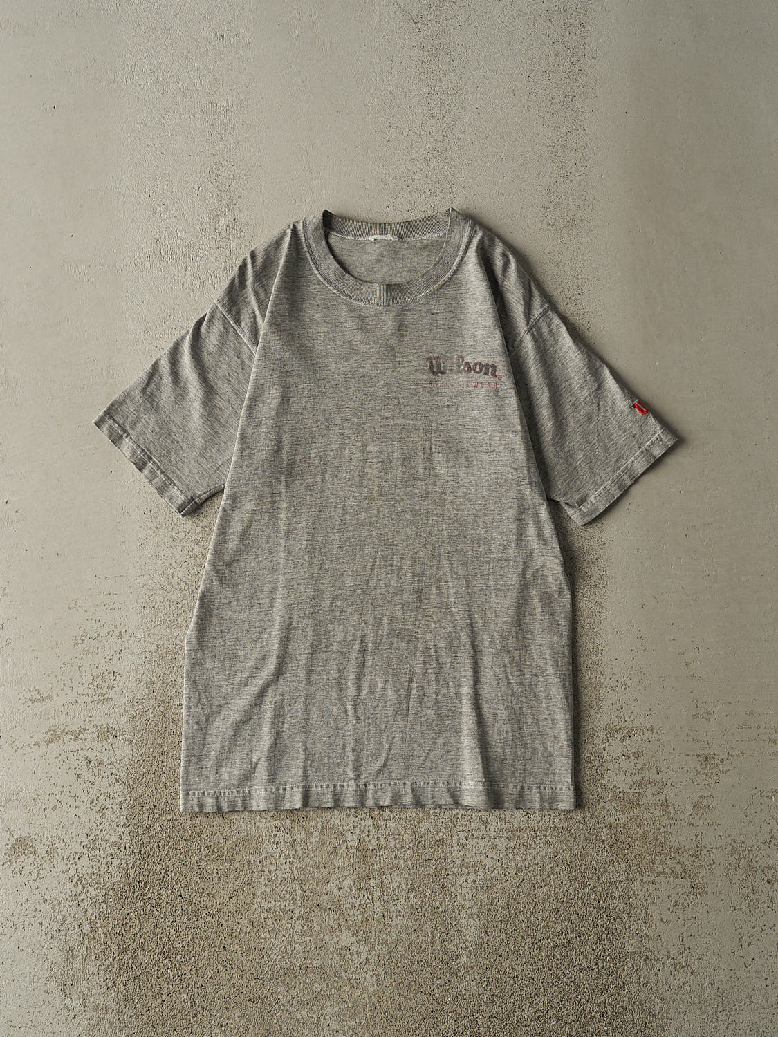 Vintage 90s Grey Wilson Tee (S/M)