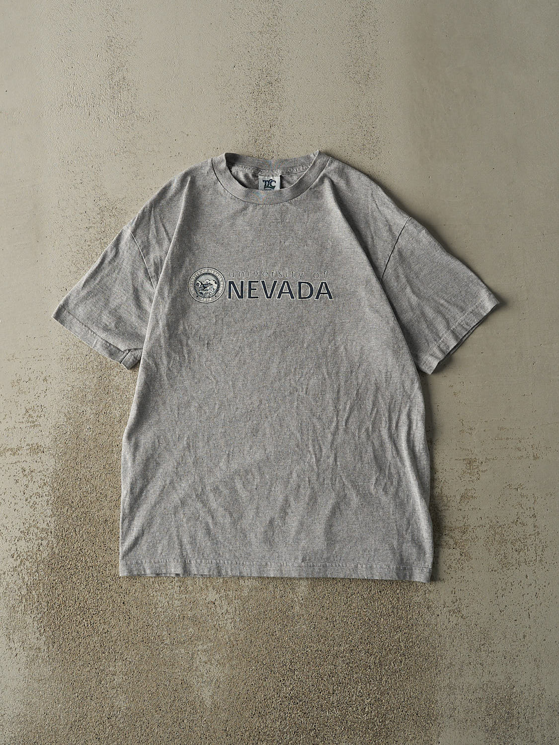 Vintage 90s Grey University of Nevada Tee (L)