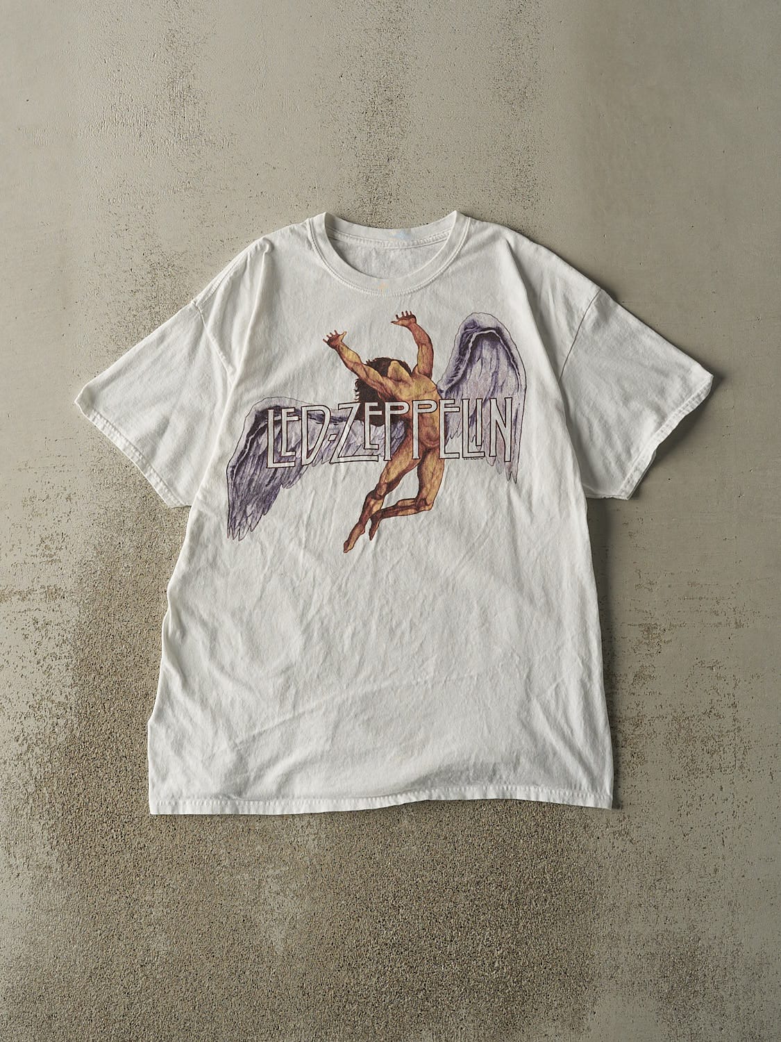 Vintage 11' White Led Zeppelin Tee (L)