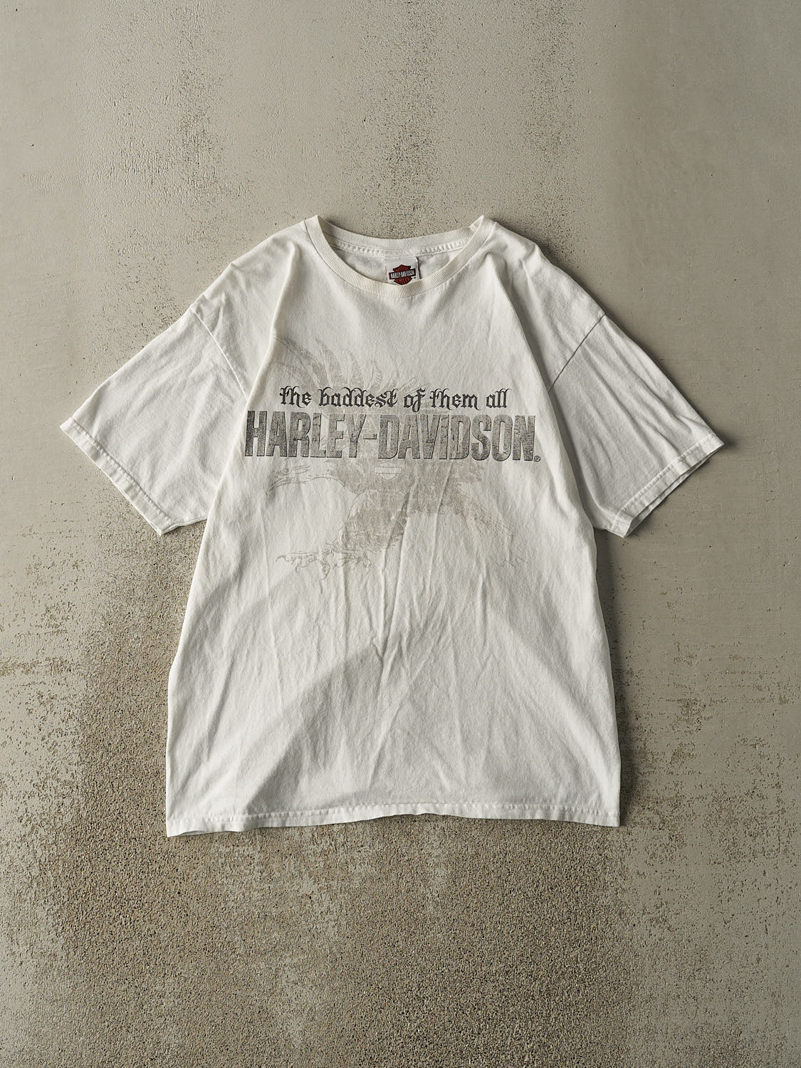 Vintage 12' White Harley Davidson Fort Lauderdale Tee (M/L)