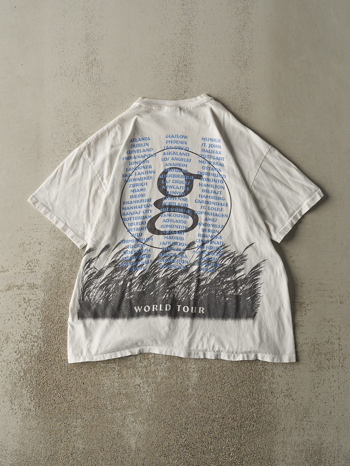 Vintage 96' White Garth Brooks Fresh Horses Single Stitch Tee (XL)