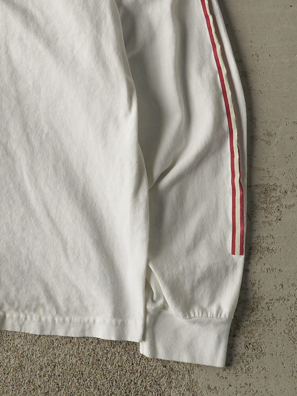 Vintage 90s White Tommy Jeans Long Sleeve (M)