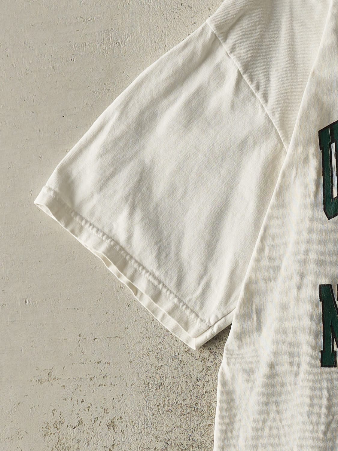 Vintage 90s White University Of North Dakota Champion Tee (L)