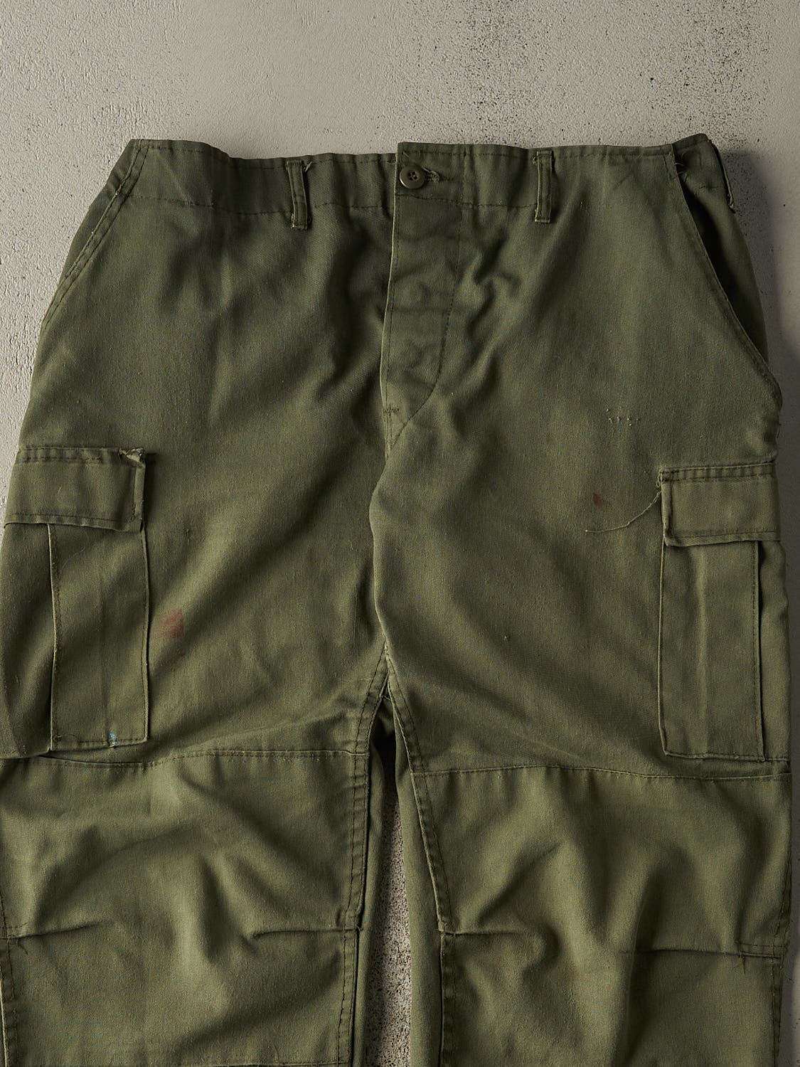 Vintage 90s Green Military Cargo Pants (36x29)