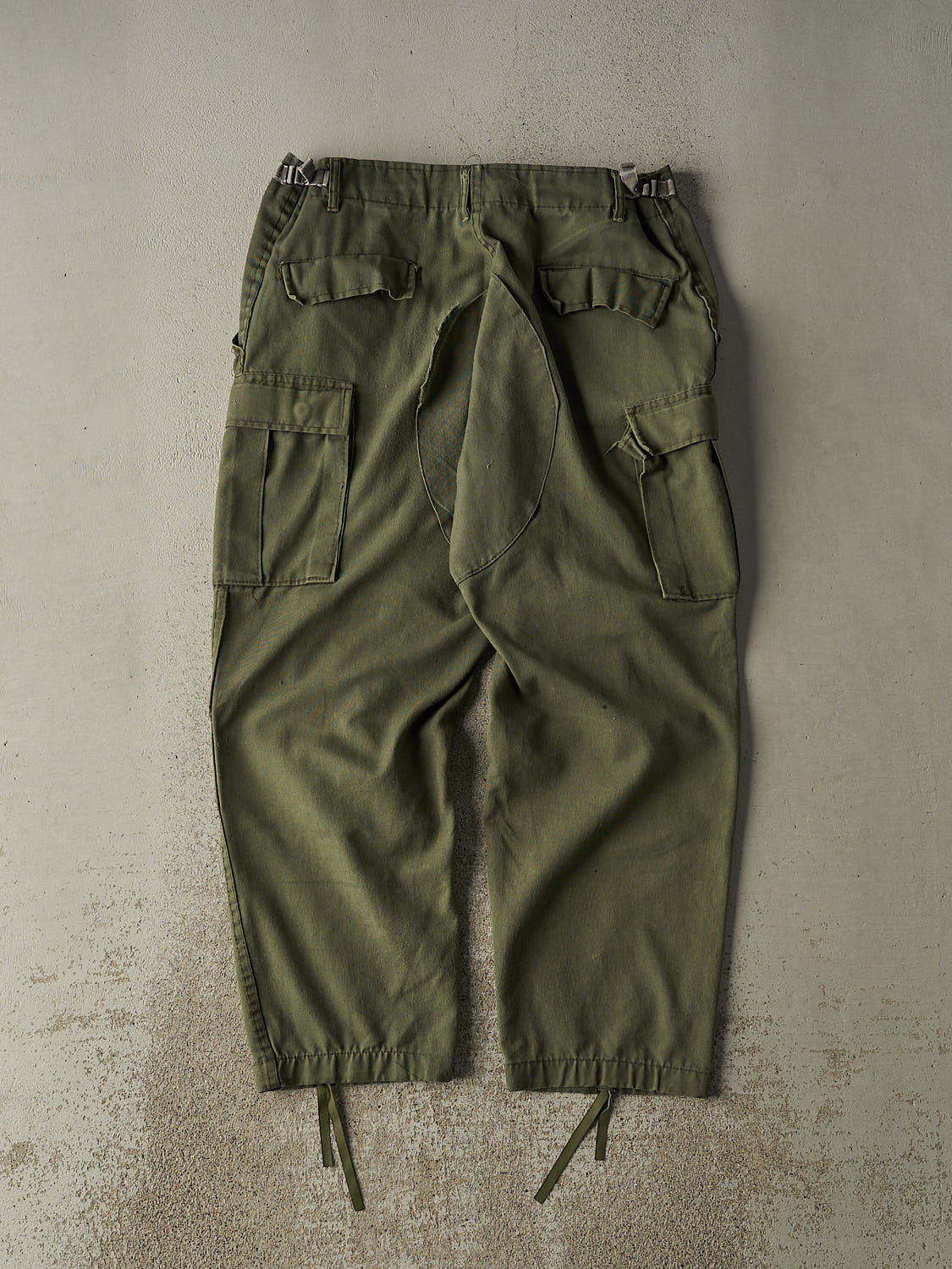Vintage 90s Green Military Cargo Pants (36x29)