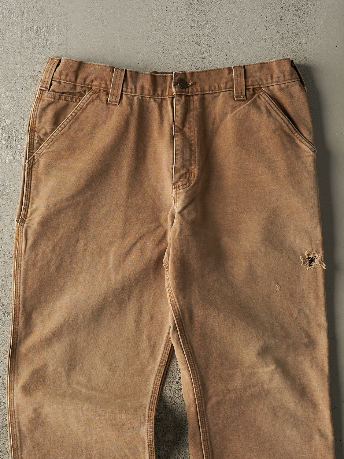 Vintage Y2K Beige Carhartt Work Pants (34x32)