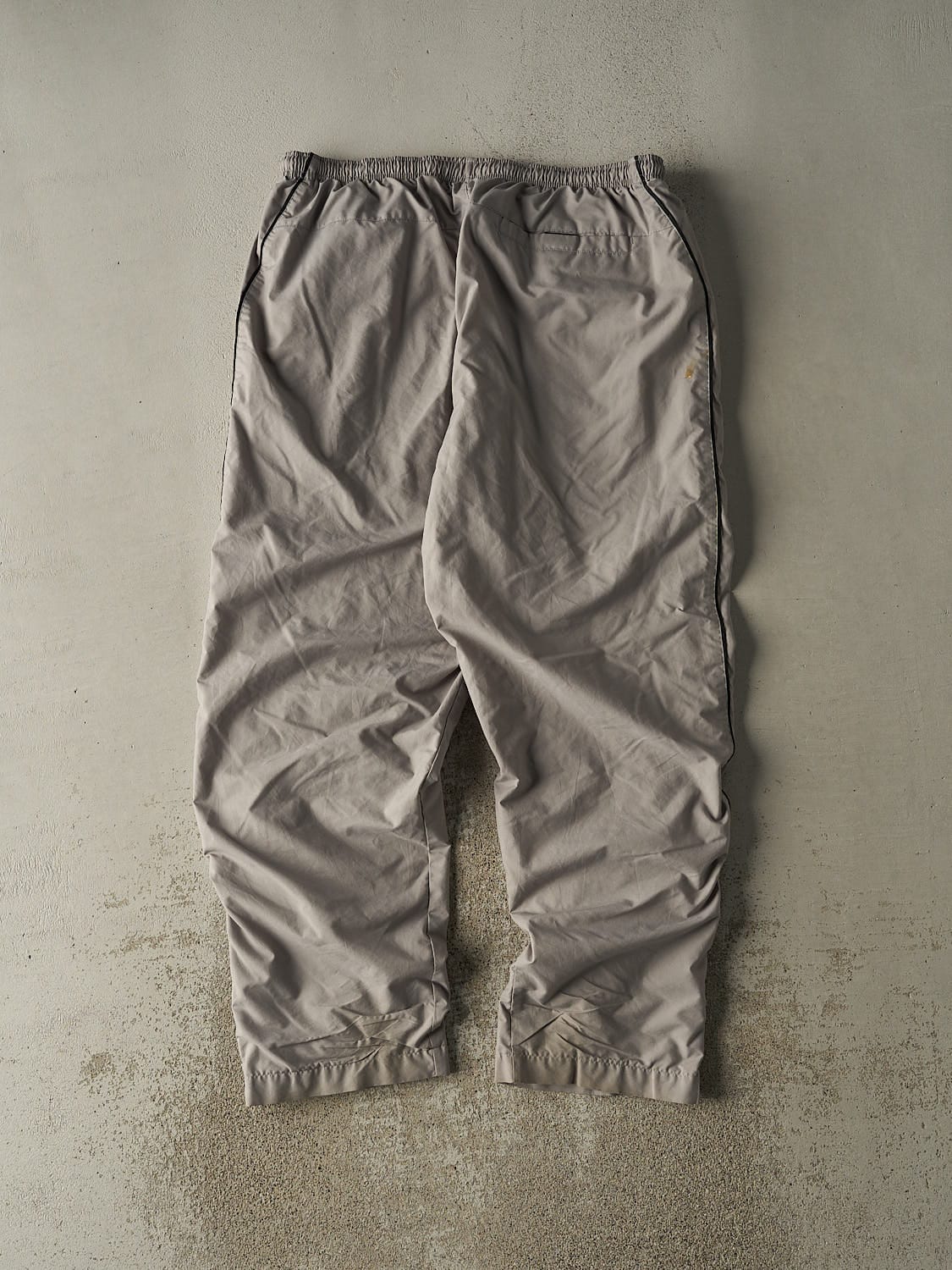 Vintage Y2K Grey Nike Embroidered Track Pants (35x33)