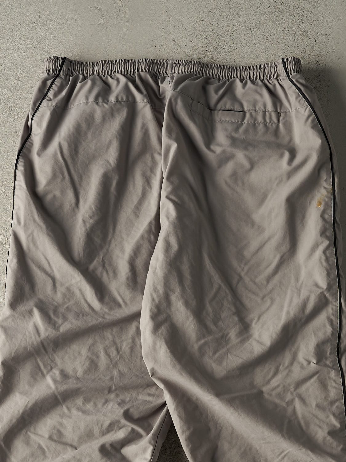 Vintage Y2K Grey Nike Embroidered Track Pants (35x33)