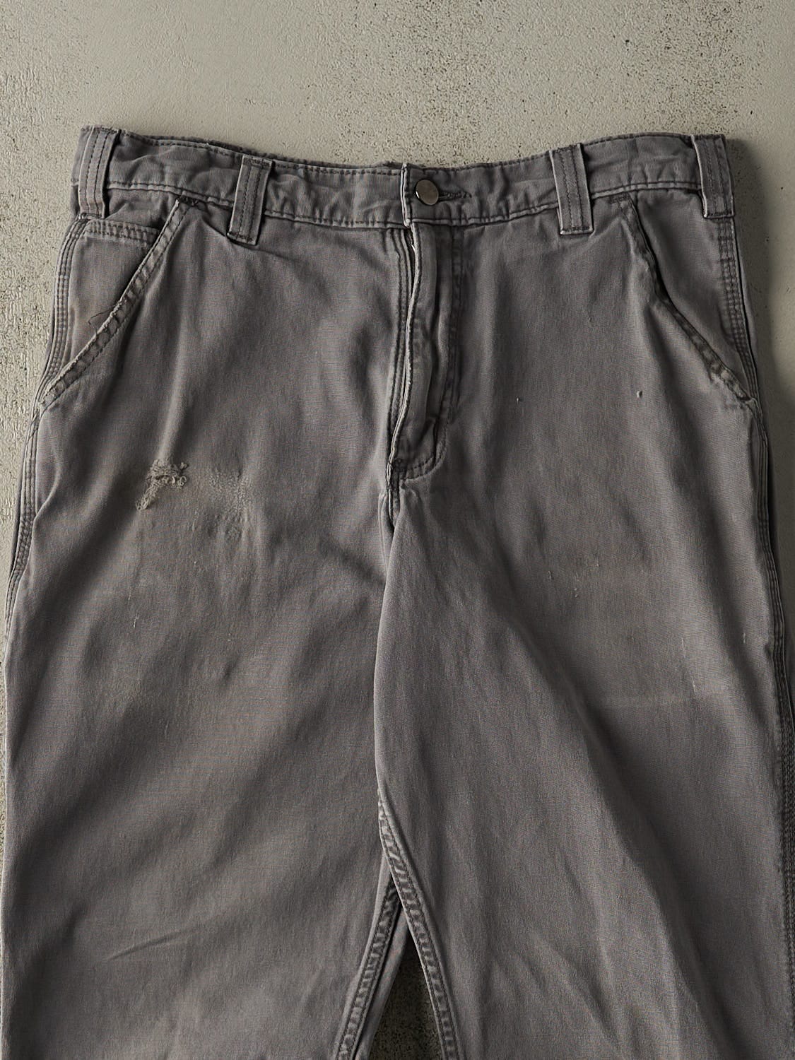 Vintage Y2K Grey Carhartt Work Pants (33x31)