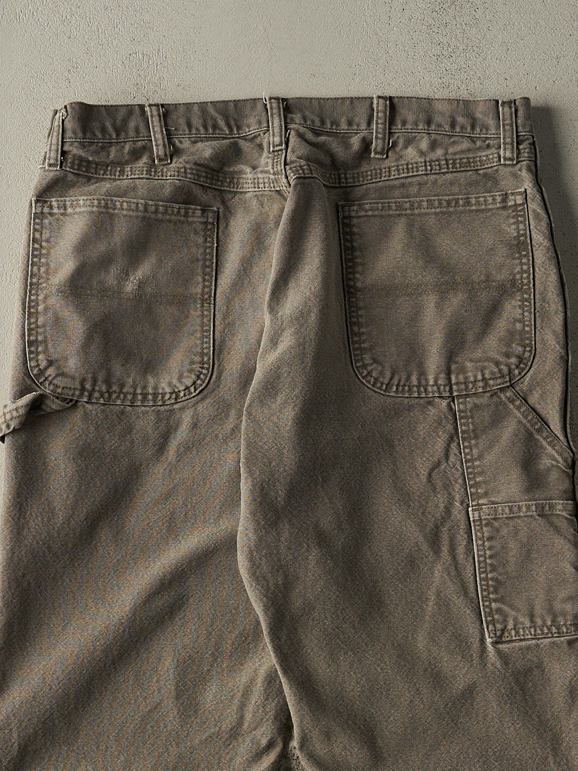 Vintage 90s Washed Green Rustler Carpenter Pants (35x28.5)