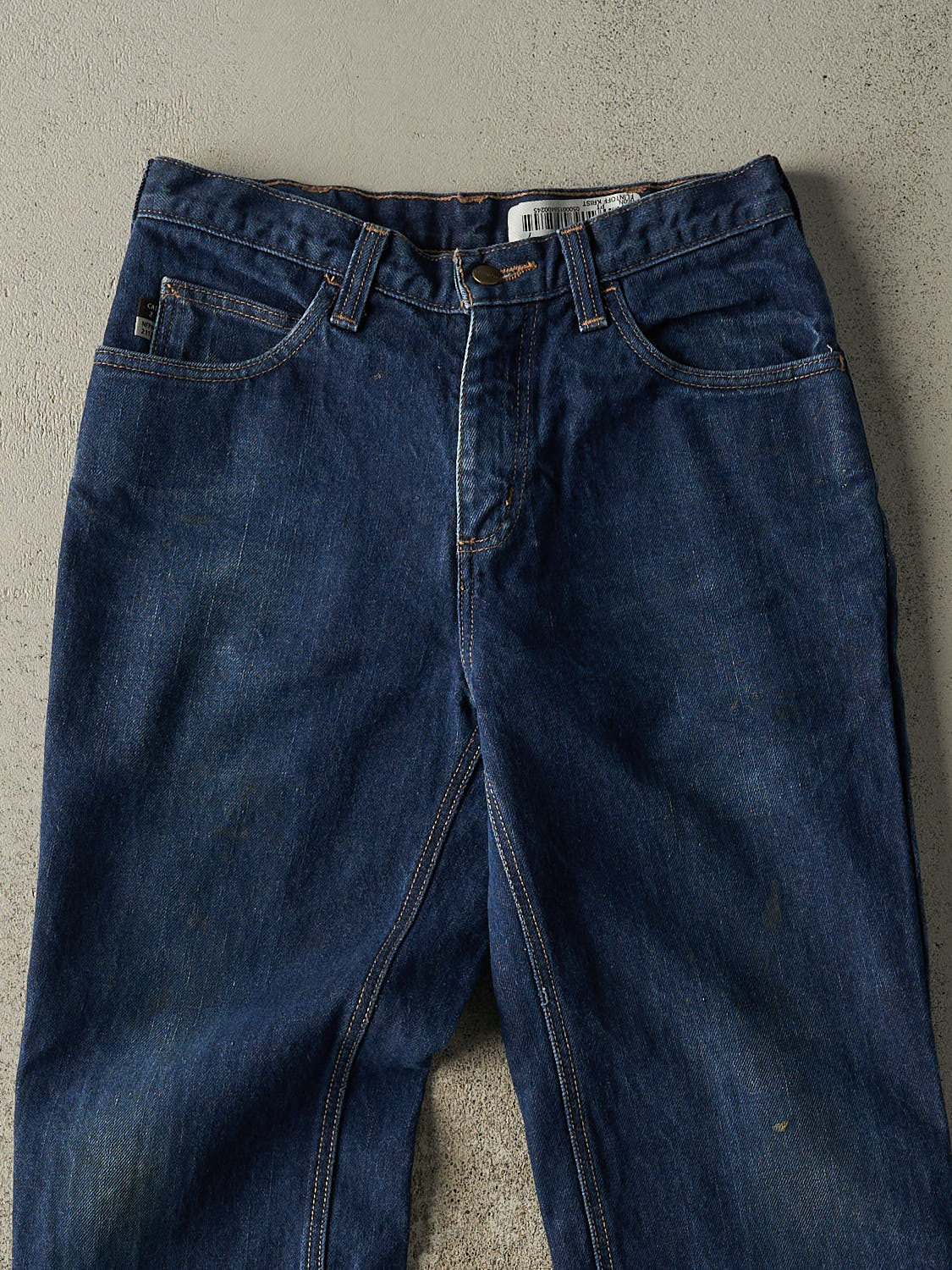Vintage Y2K Dark Wash Carhartt Fire Resistant Jeans (30x31.5)