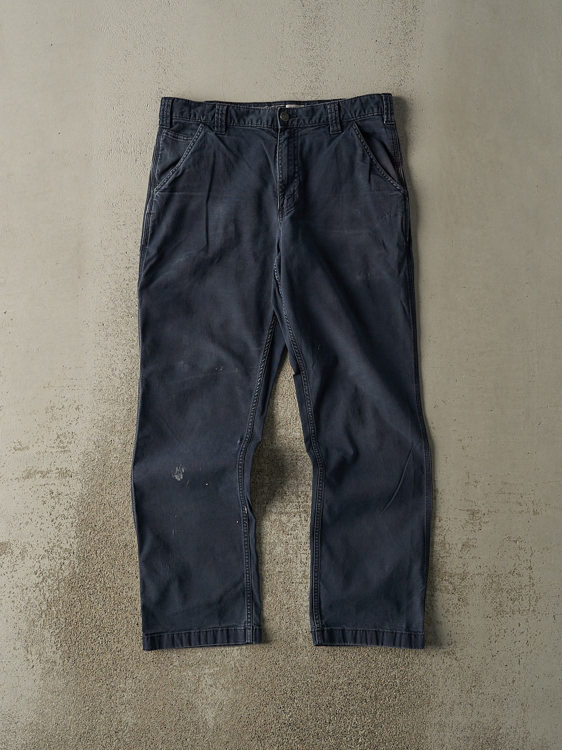 Vintage Y2K Navy Blue Carhartt Work Pants (33x30.5)