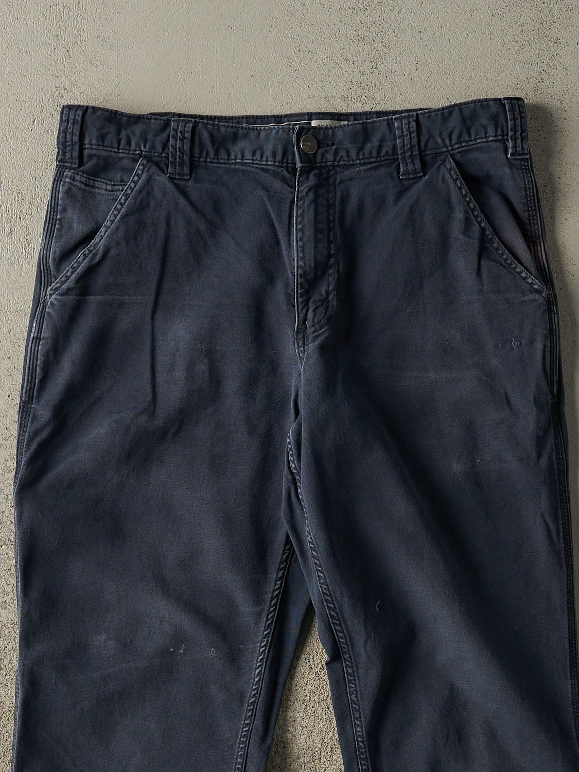 Vintage Y2K Navy Blue Carhartt Work Pants (33x30.5)