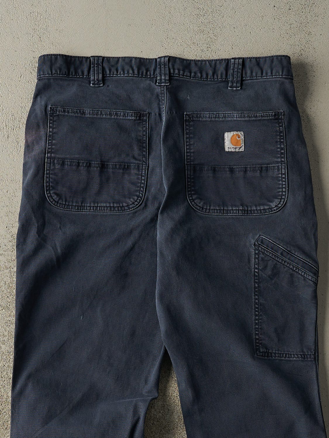 Vintage Y2K Navy Blue Carhartt Work Pants (33x30.5)