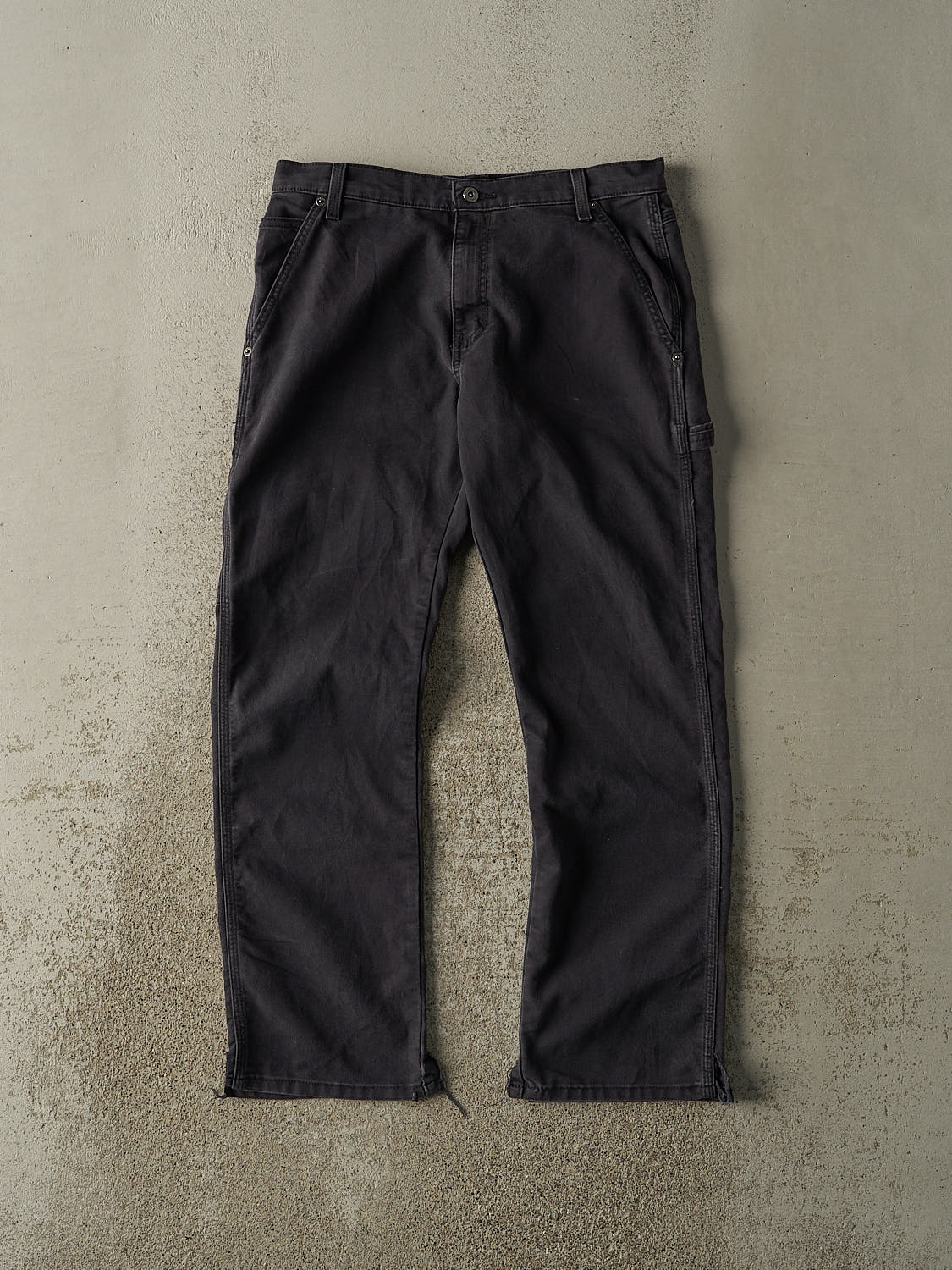 Vintage Y2K Sun Faded Navy Blue Dickies Carpenter Pants (32x29.5)