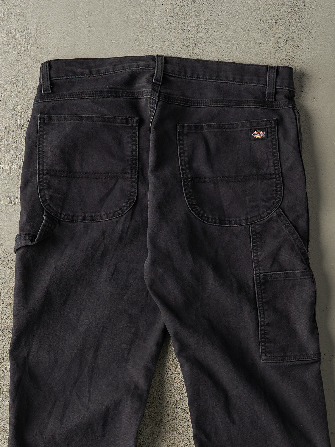 Vintage Y2K Sun Faded Navy Blue Dickies Carpenter Pants (32x29.5)