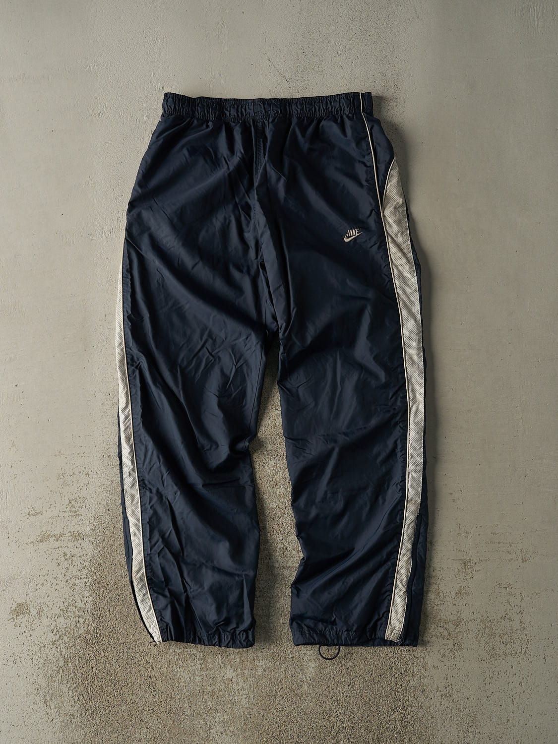 Vintage Y2K Navy Blue Nike Track Pants (33x32)
