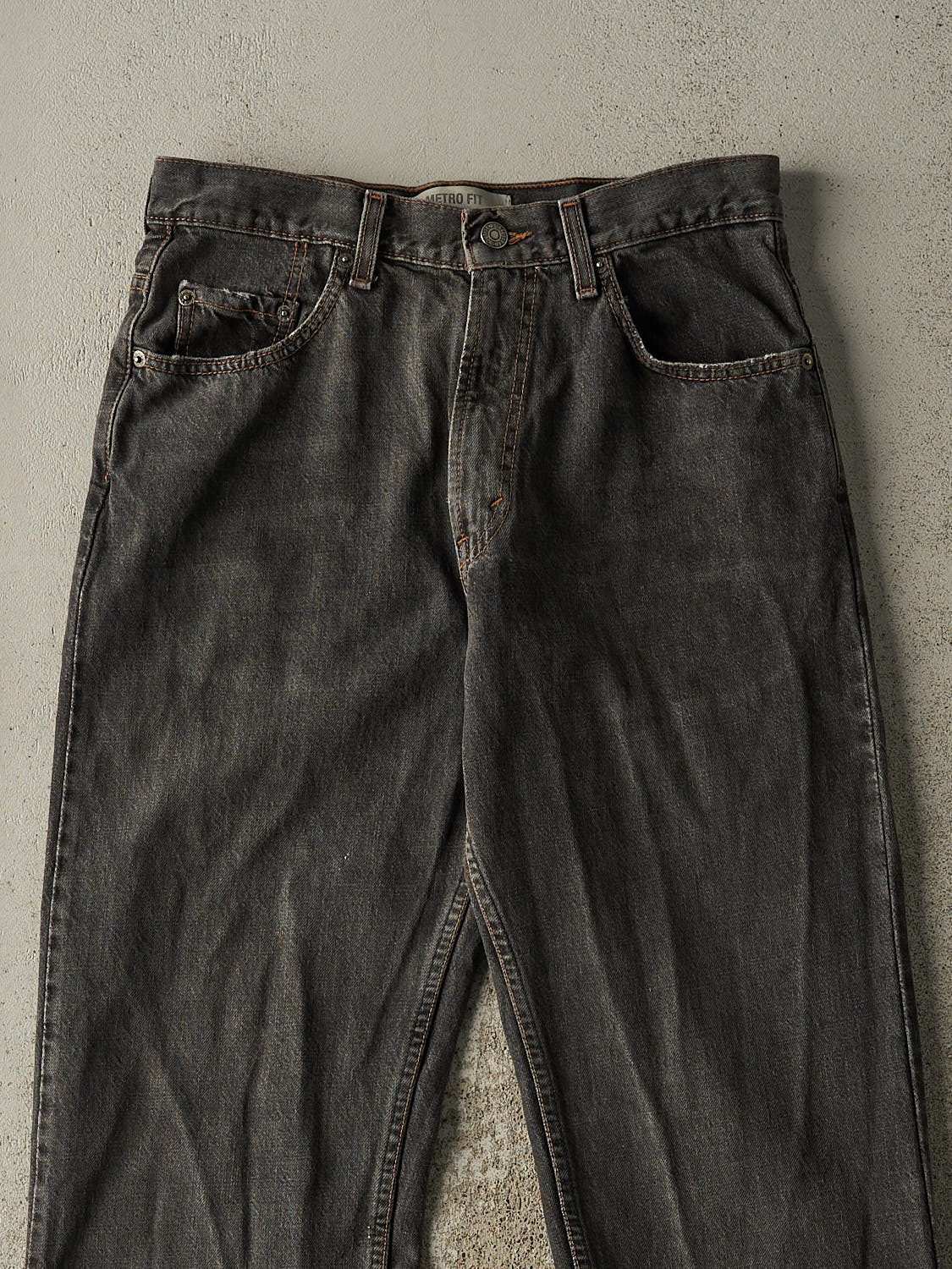 Vintage Y2K Charcoal Grey Levi's Denim Pants (29x33)