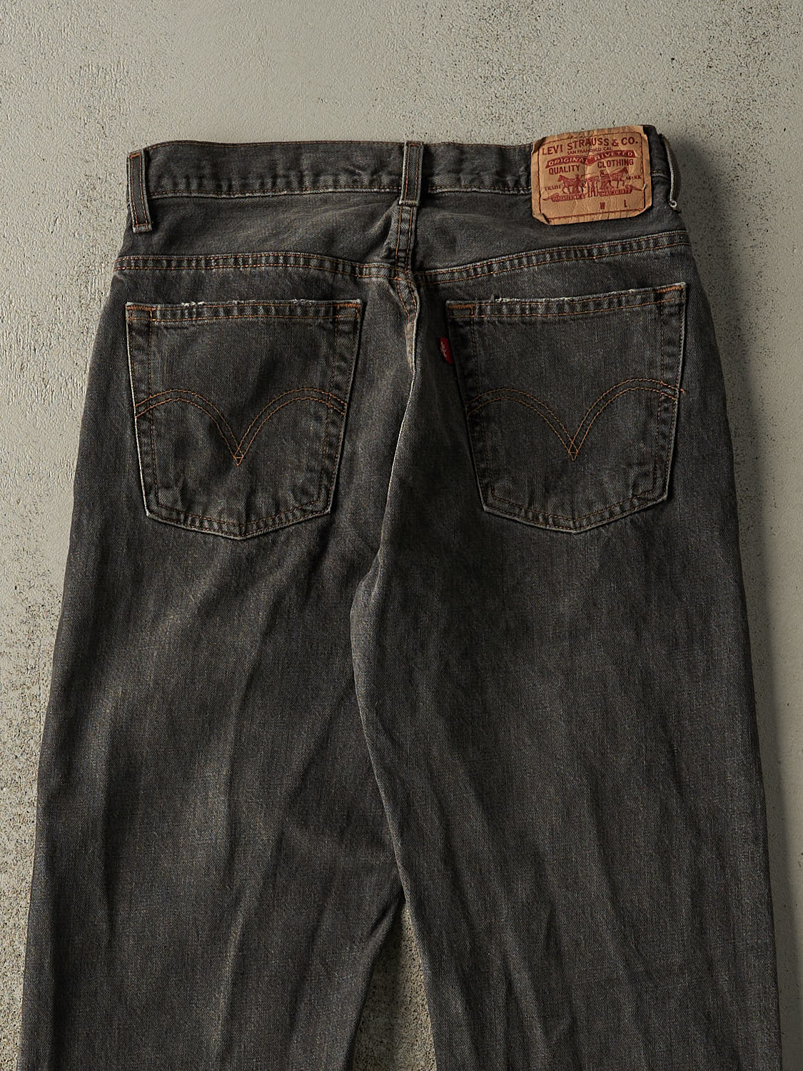 Vintage Y2K Charcoal Grey Levi's Denim Pants (29x33)