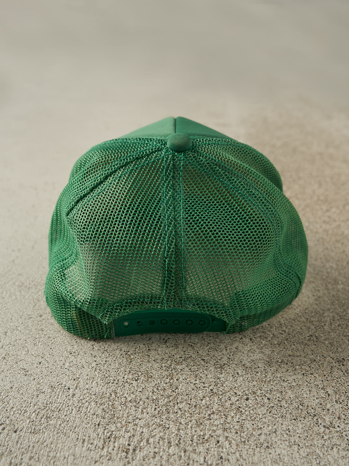 Vintage 90s Green Shock Wave Foam Trucker Hat (O/S)