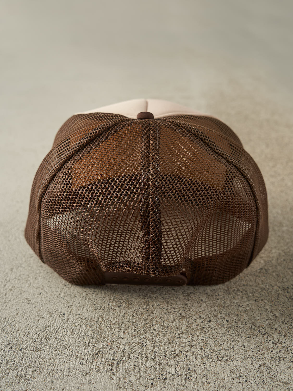 Vintage 80s Brown Reamstown Car & Truck Wash Foam Trucker Hat (O/S)