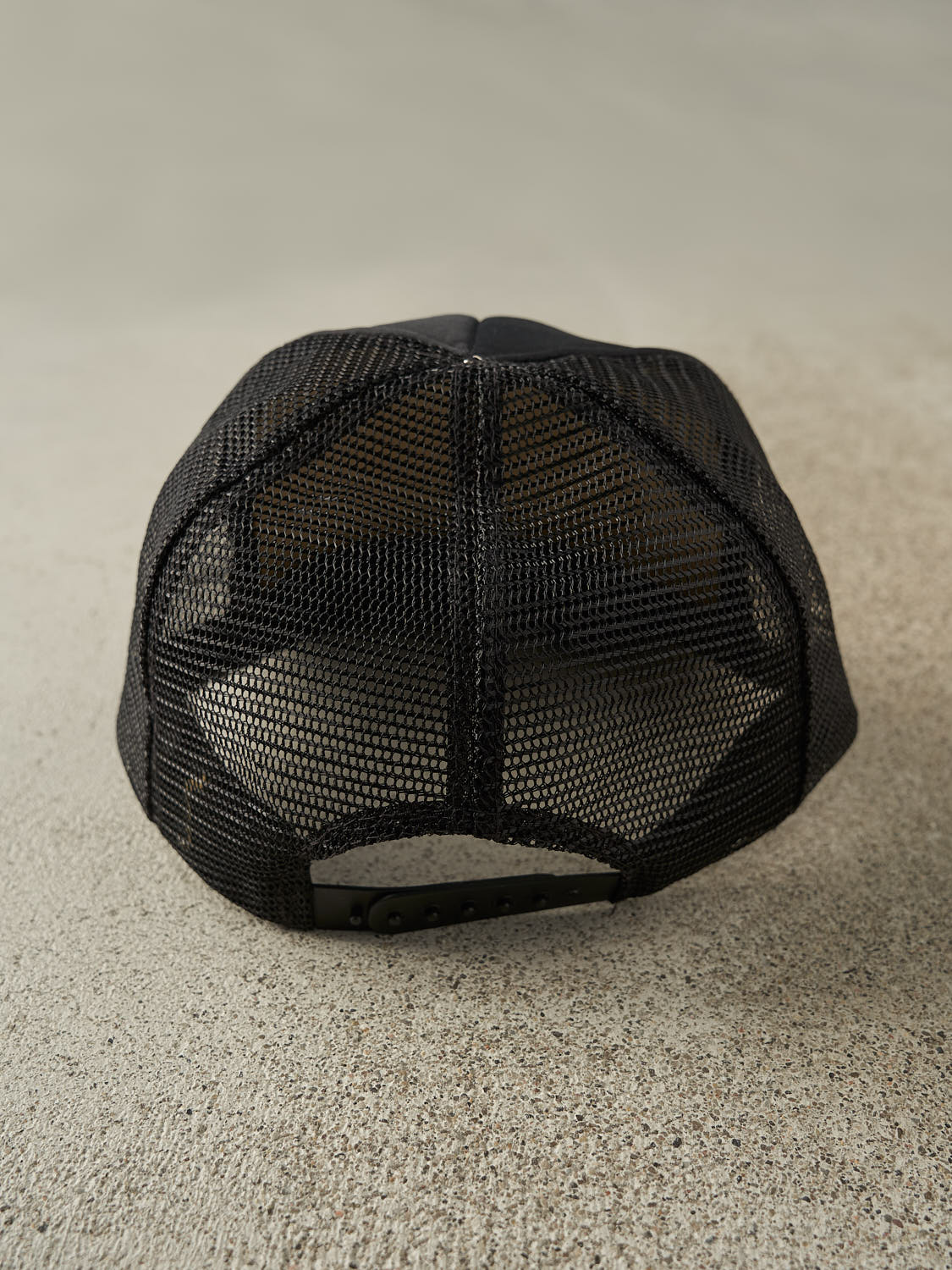 Vintage 80s Black Caltex Foam Trucker Hat (O/S)