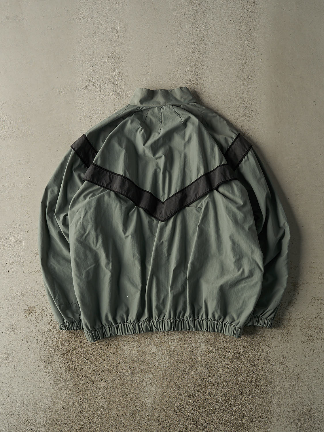 Vintage 90s Grey Army Embroidered Windbreaker Jacket (XL/XXL)