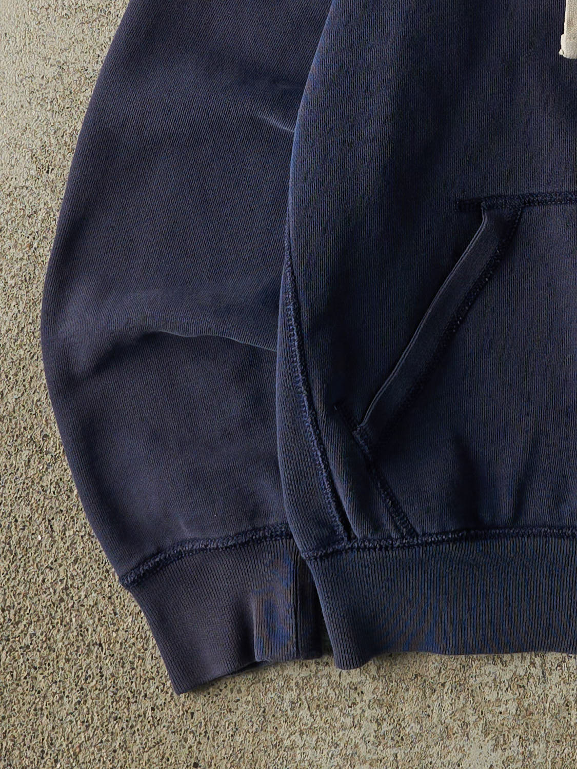 Vintage Y2K Navy Blue Polo Ralph Lauren Embroidered Zip Up Hoodie