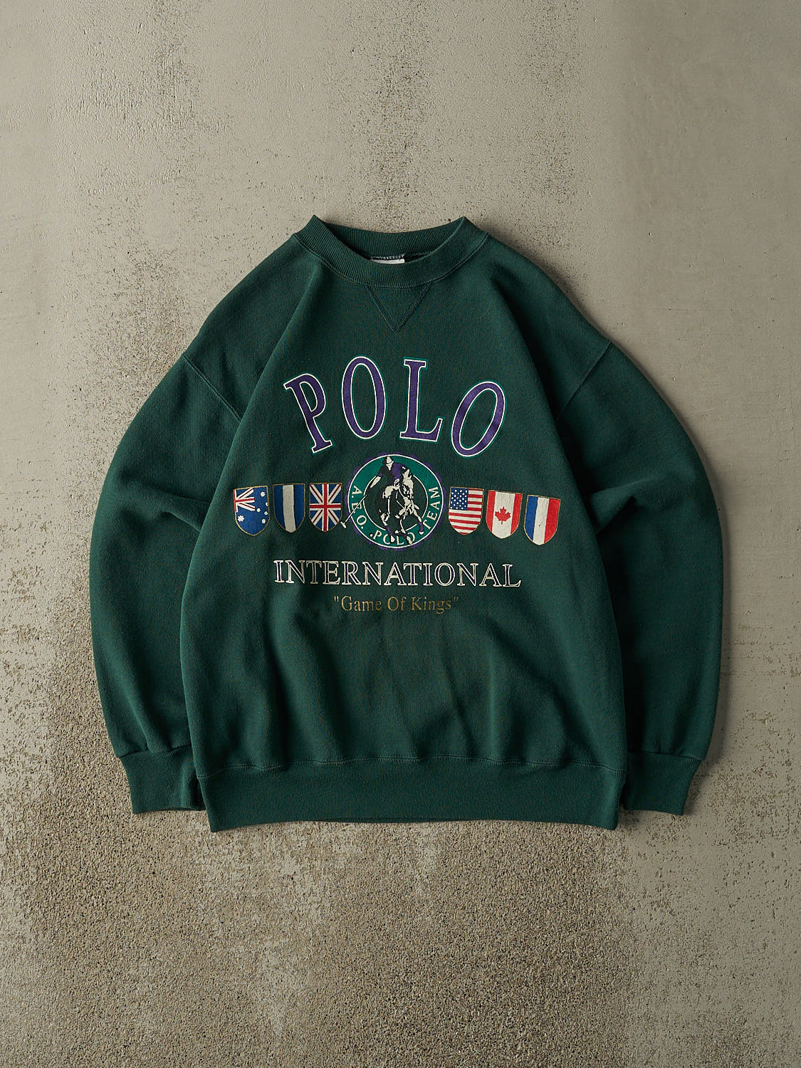トップス STONE  80's Logo Polo Sweatshirt Polo's – 74 Man Store