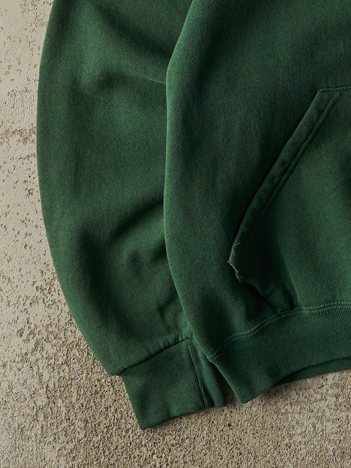Vintage 90s Green Russell Athletic Burley Bobcats Hoodie (L/XL)