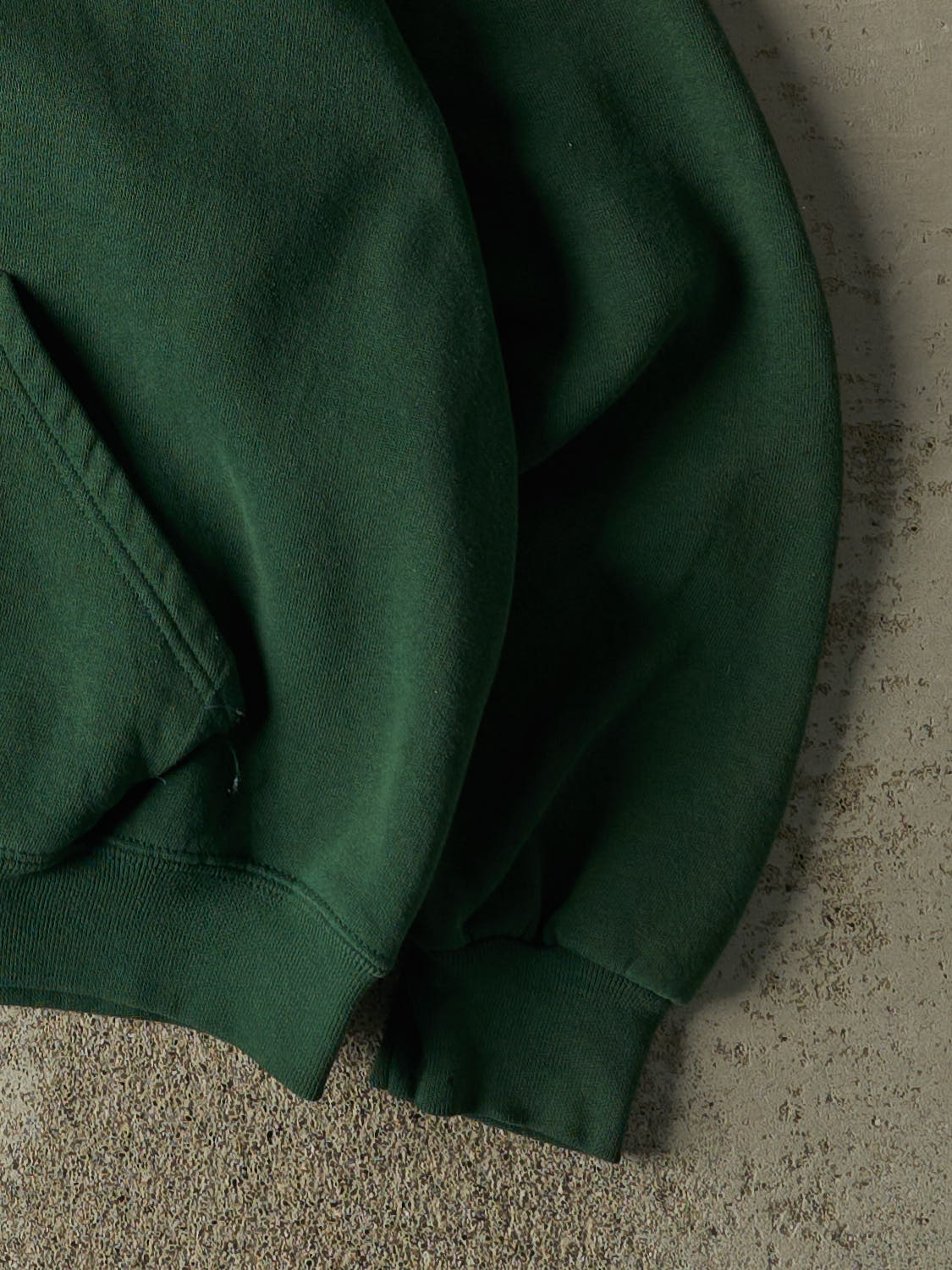 Vintage 90s Green Russell Athletic Burley Bobcats Hoodie (L/XL)