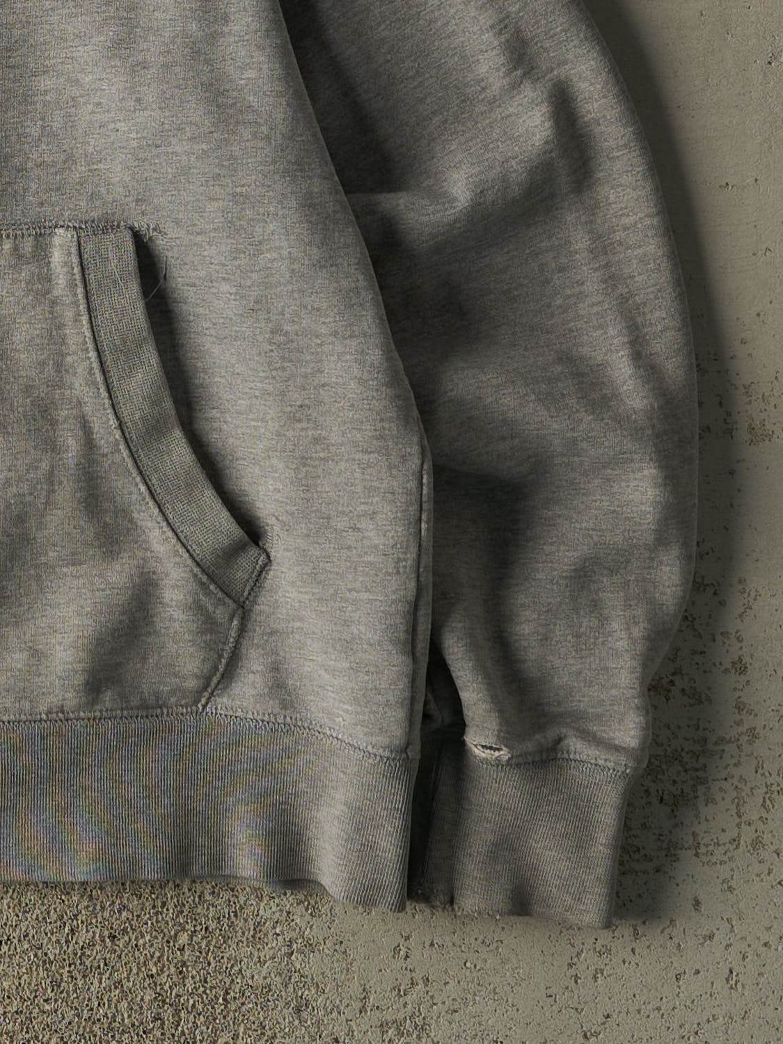 Vintage 90s Grey Old Navy Embroidered Zip Up Hoodie (M)