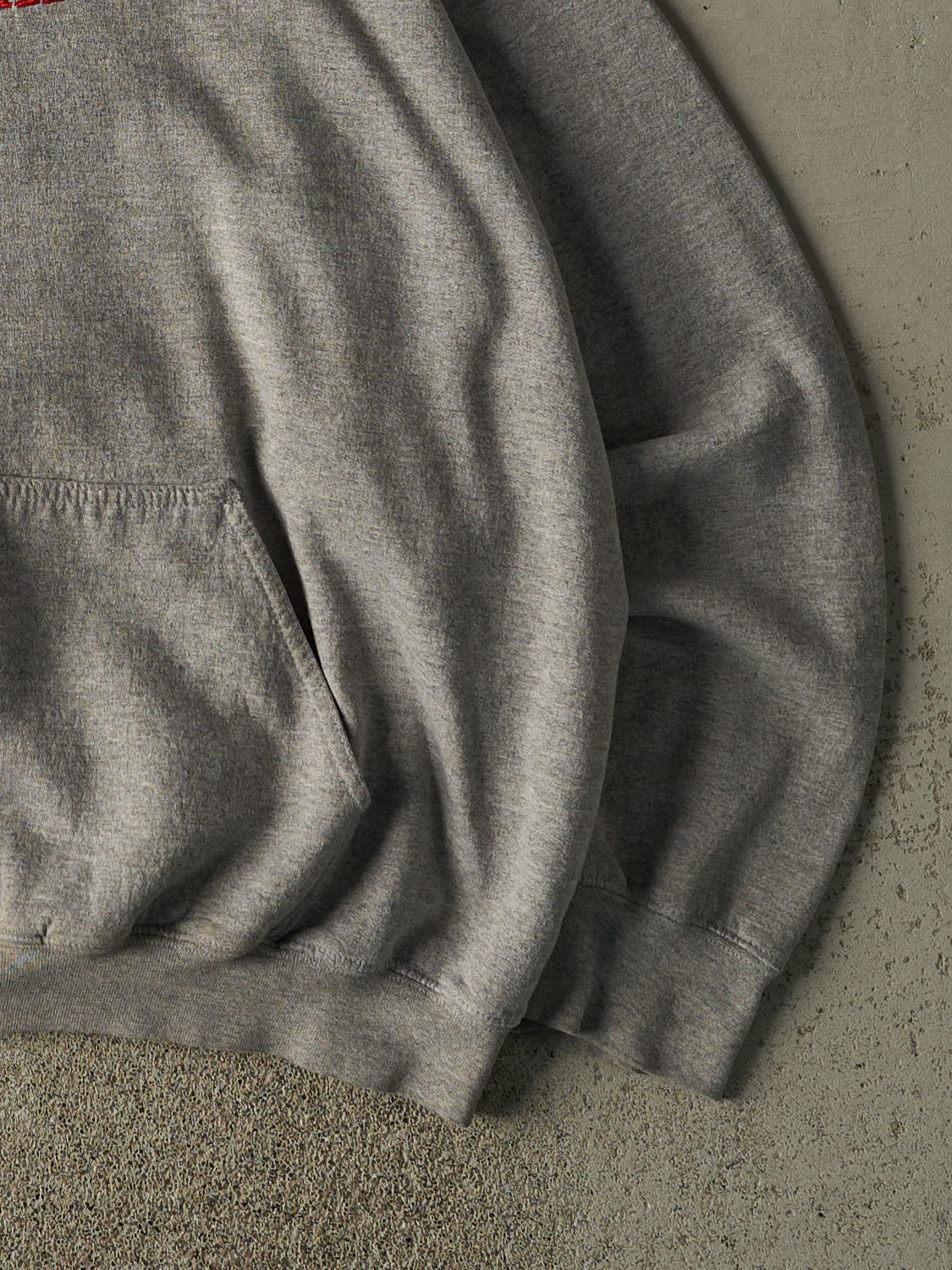 Vintage 90s Grey Ohio State Football Embroidered Hoodie (XL/XXL)