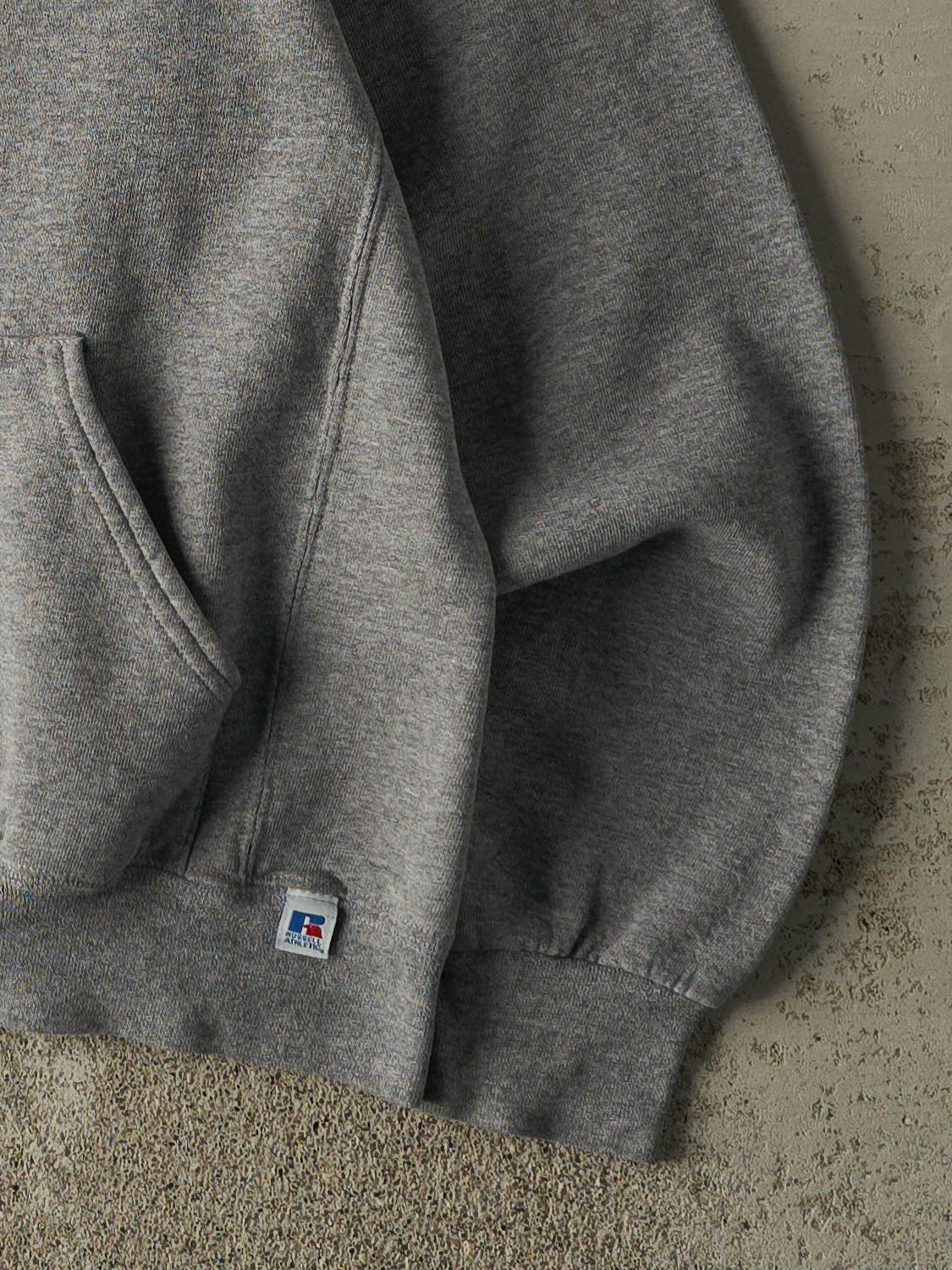 Vintage Y2K Grey Russell Athletic Penn State Embroidered Hoodie (XS/S)
