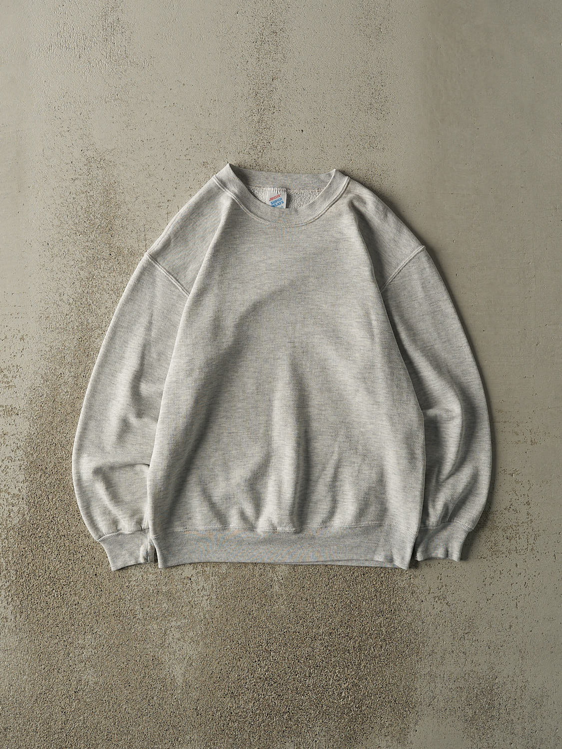 Vintage 80s Heather Grey Blank Crewneck (S/M)