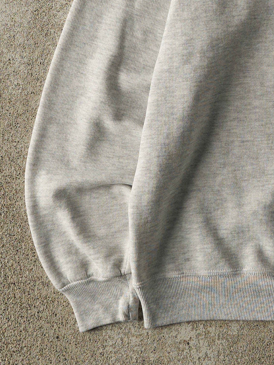 Vintage 80s Heather Grey Blank Crewneck (S/M)
