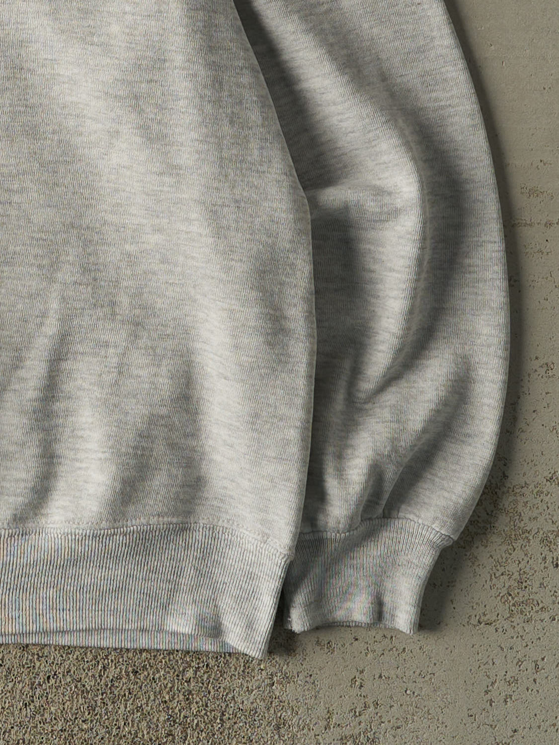Vintage 80s Heather Grey Blank Crewneck (S/M)