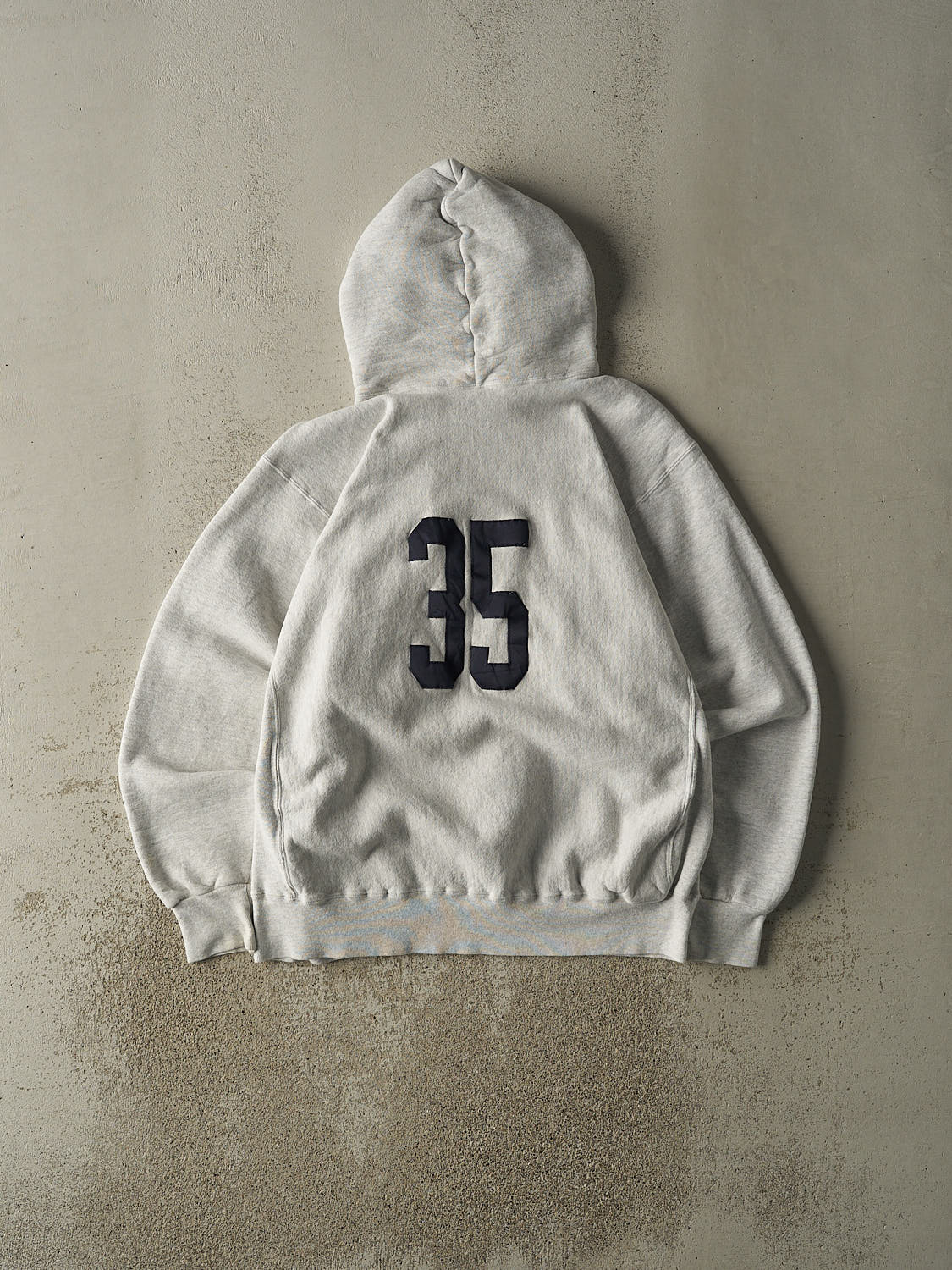 Vintage 90s Heather Grey Wayzata Football Embroidered Hoodie (XL)