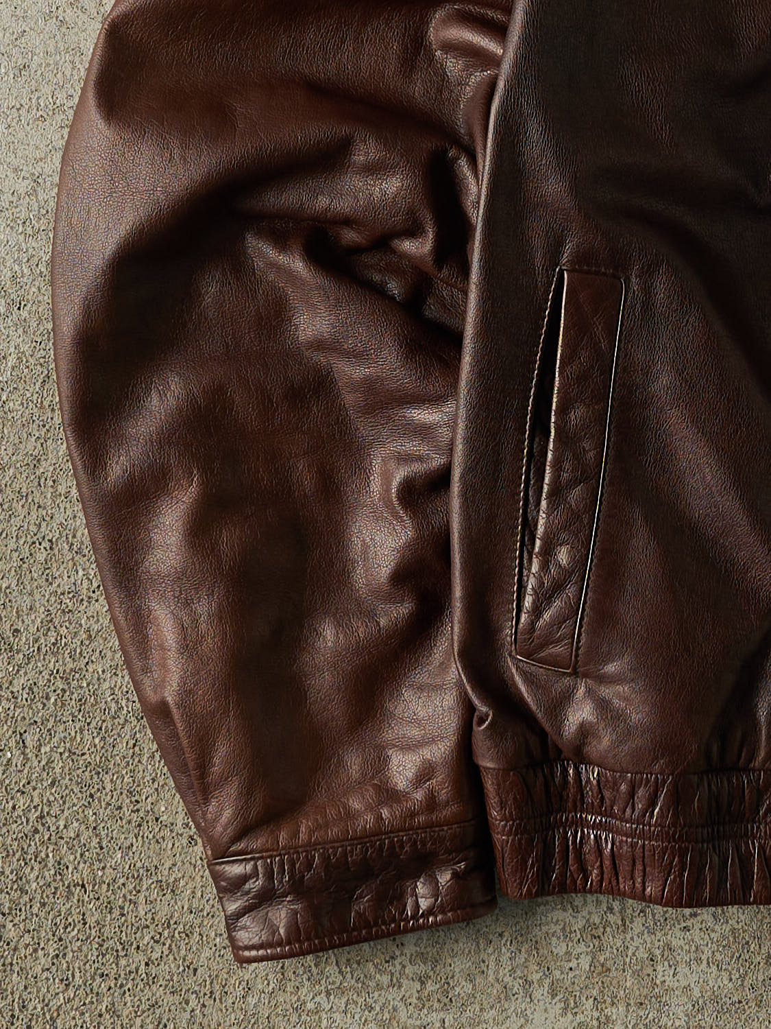 Vintage 90s Brown Wilsons Leather Jacket (M)