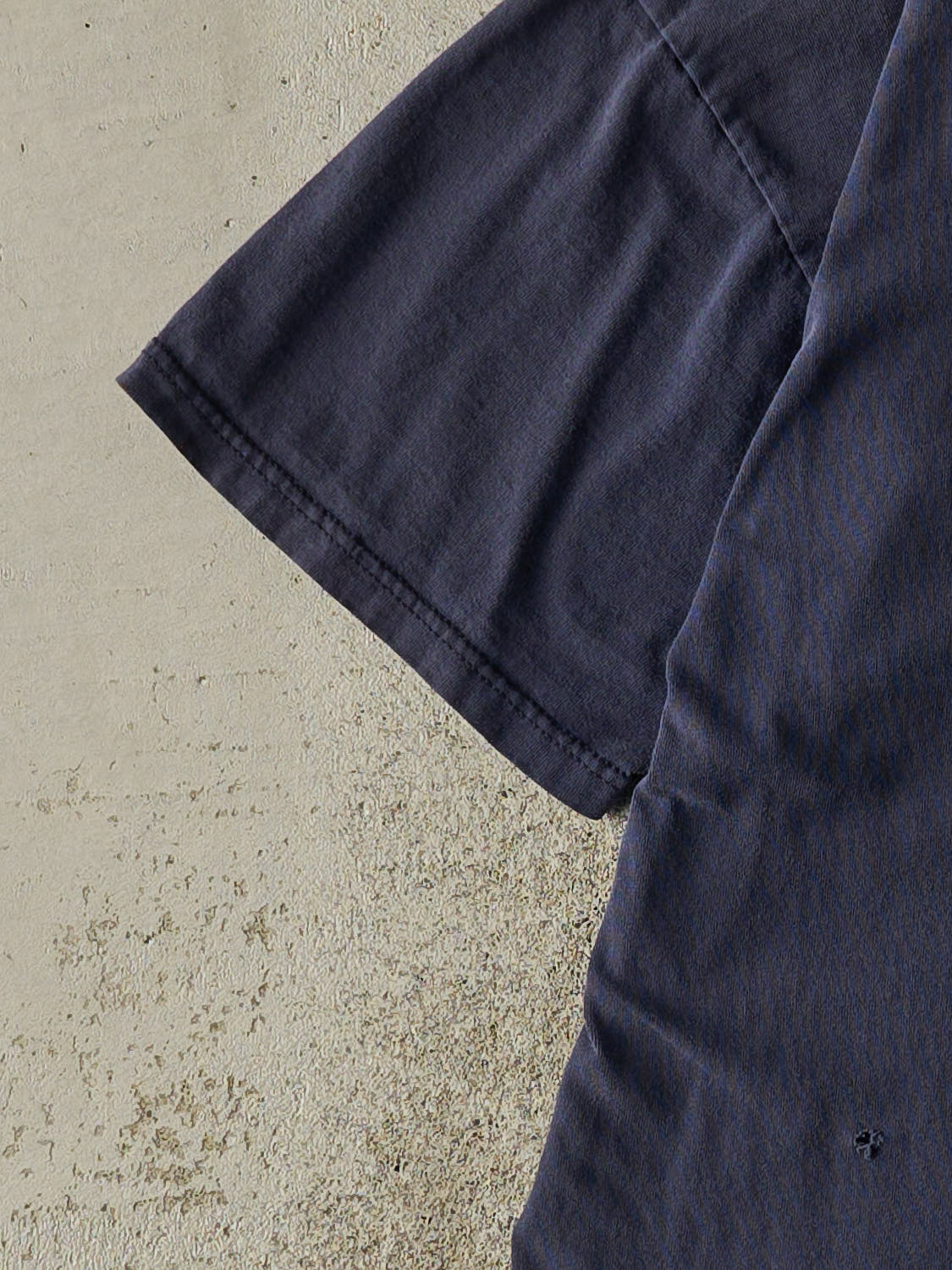 Vintage 90s Navy Blue Russell Athletic Blank Tee (L)